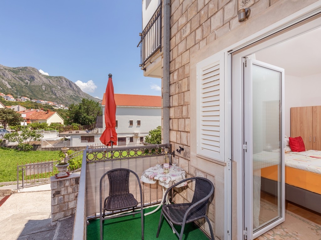 Studio flat with balcony Mlini, Dubrovnik  AS-d