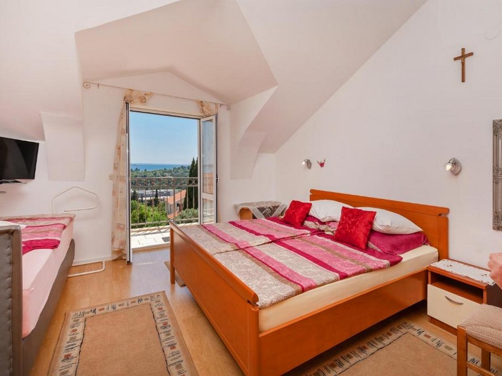 Room with balcony and sea view Mlini, Dubrovnik  S-a