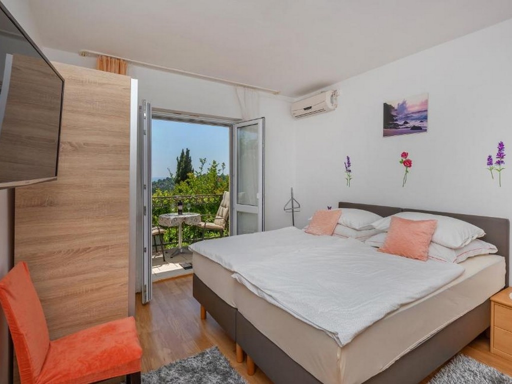 Room with balcony Mlini, Dubrovnik  S-d