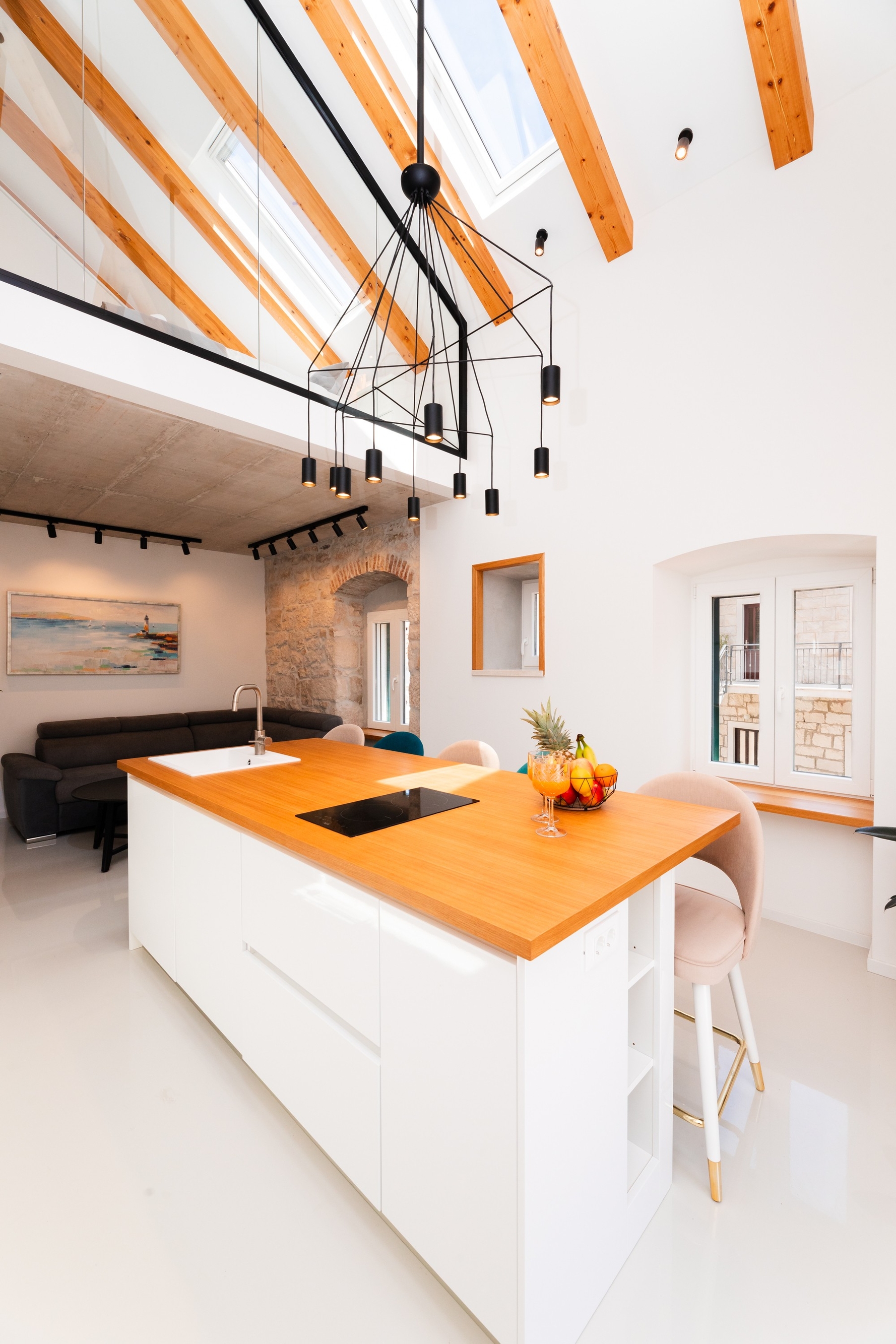 Two bedroom apartment with balcony Pučišća, Brač  A-a