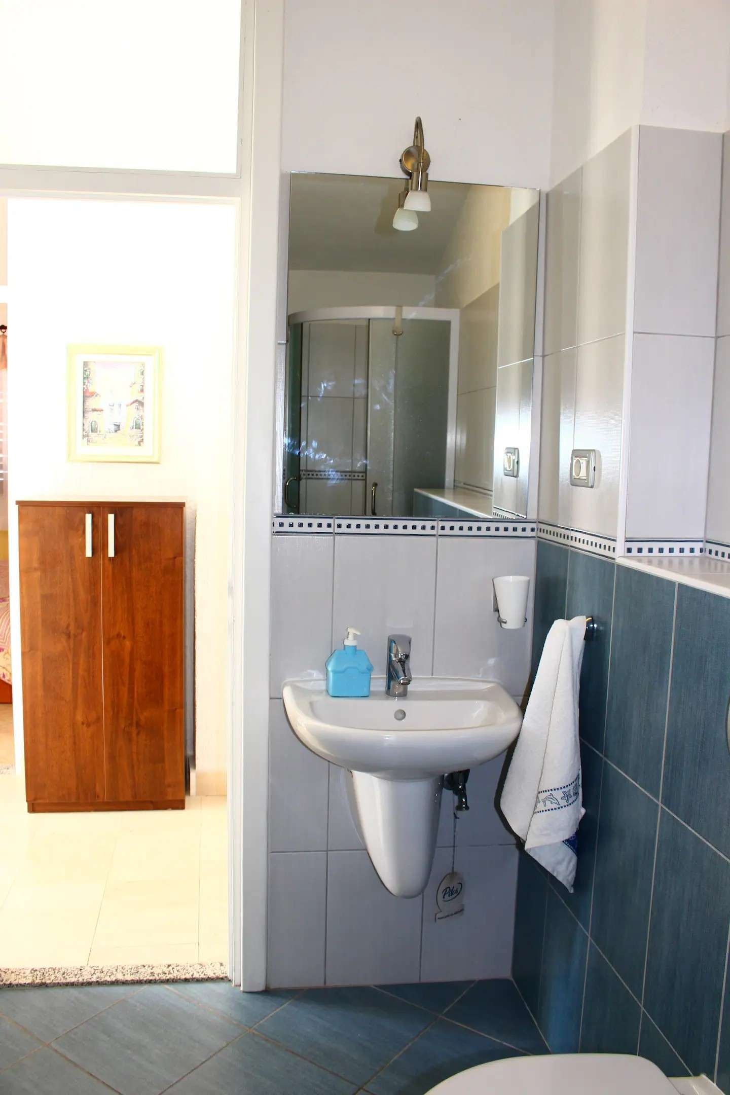 Three bedroom apartment with balcony and sea view Drage, Biograd  A-a