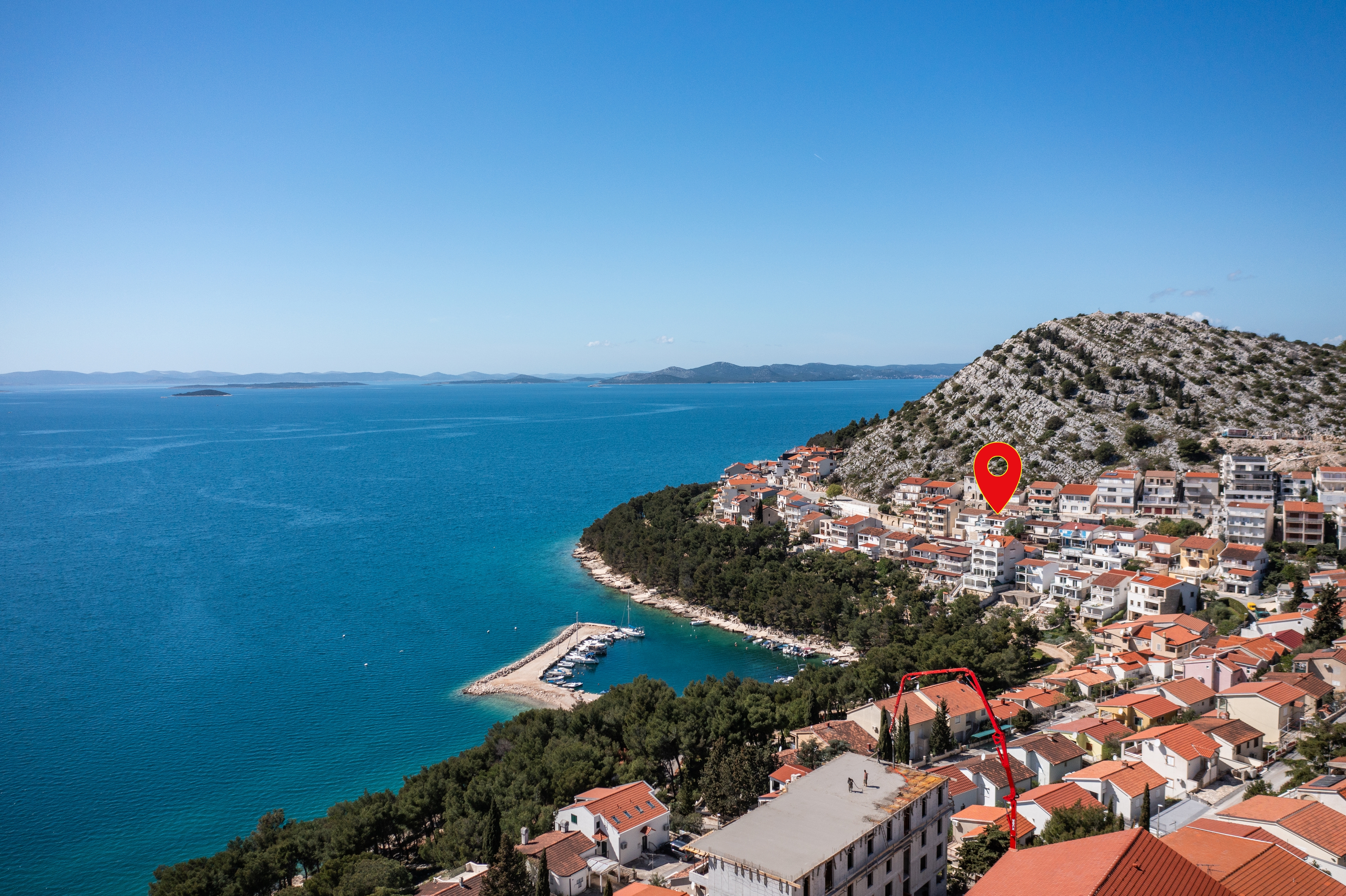 Three bedroom apartment with balcony and sea view Drage (Biograd) (A-23455-a) Three bedroom apartment with balcony and sea view Drage (Biograd) (A-23455-a)