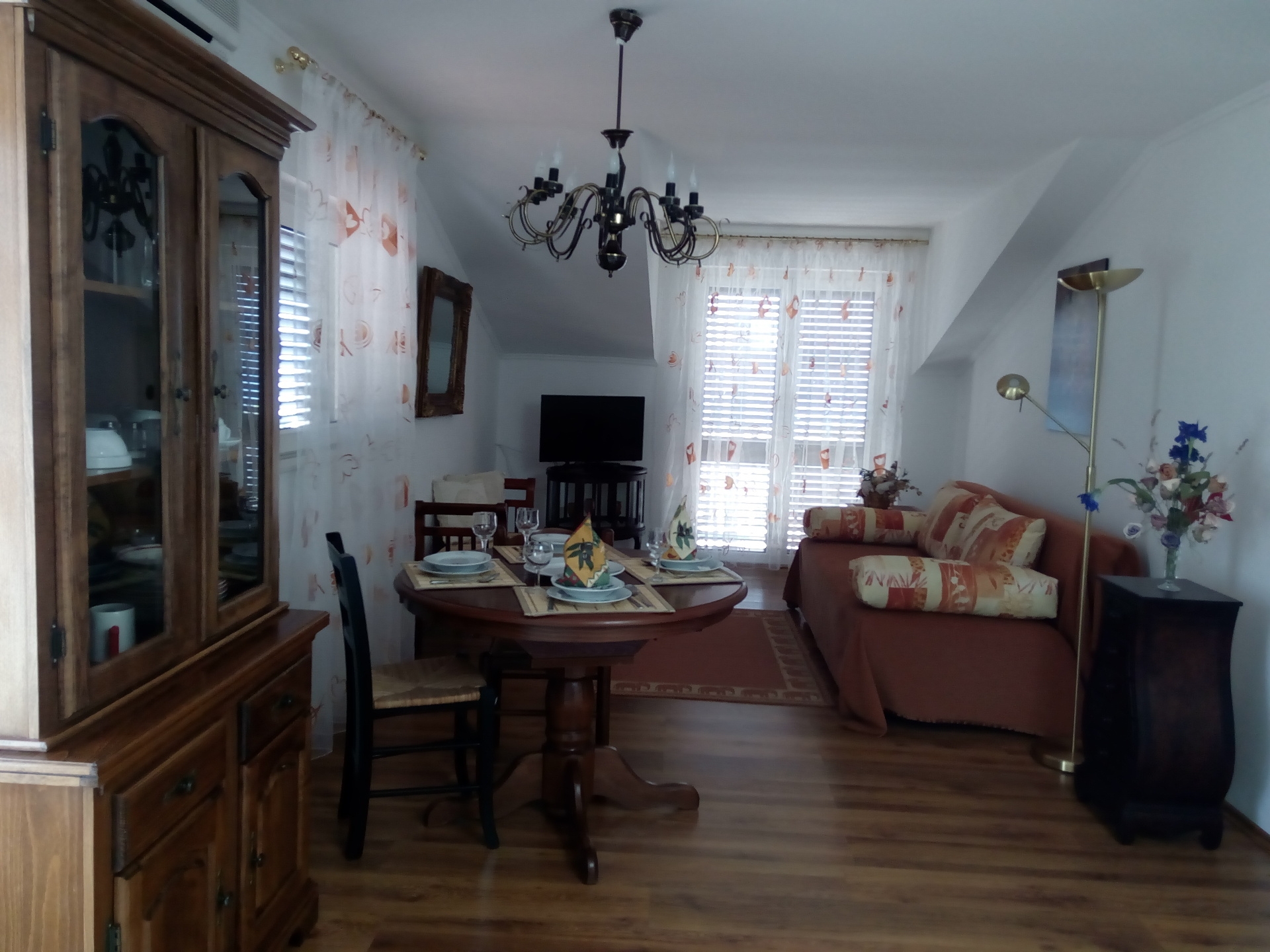 Two bedroom apartment with terrace and sea view Novi Vinodolski (A-2347-b)