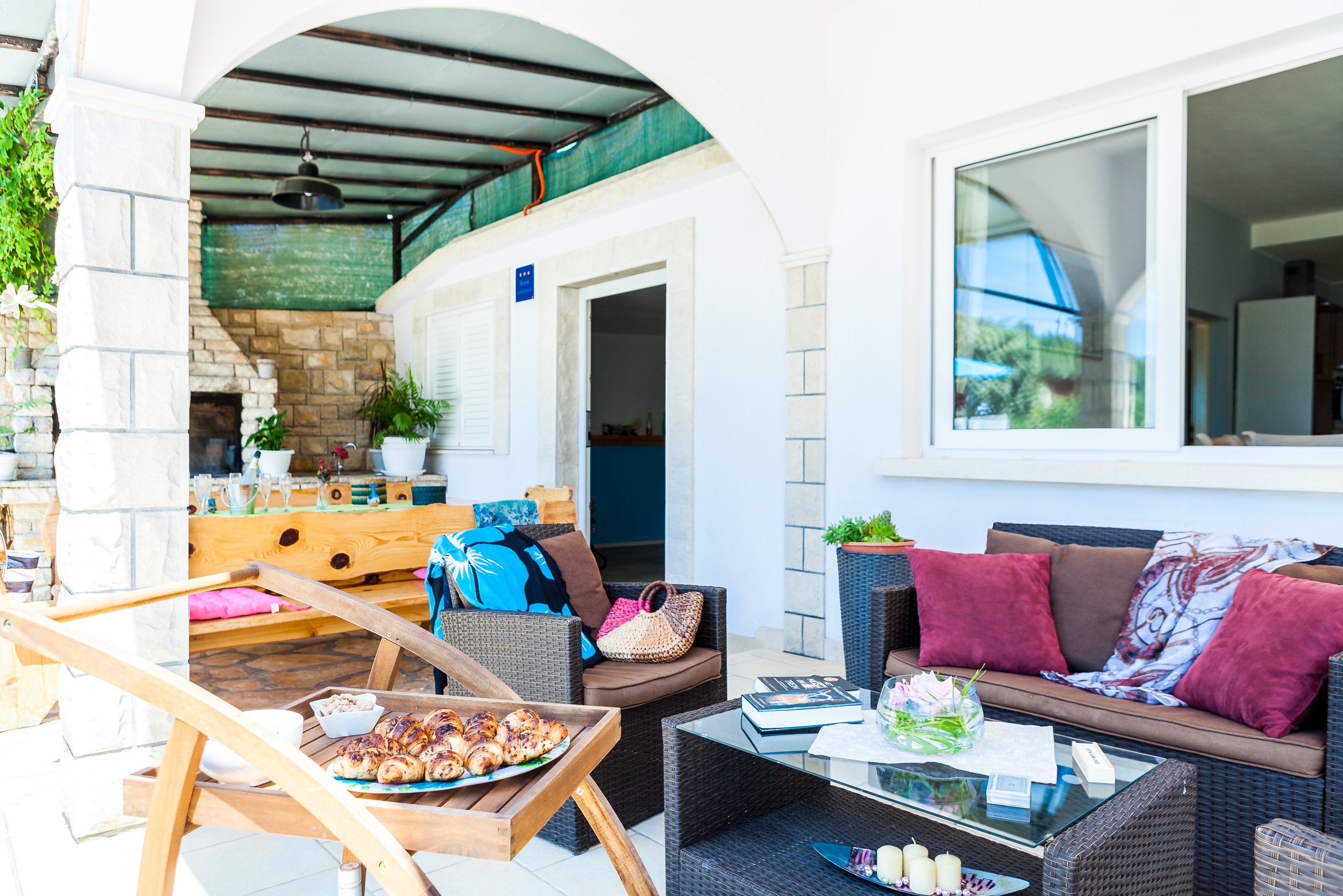 Comfortable and spacious house near beach Gršćica, Korčula  K