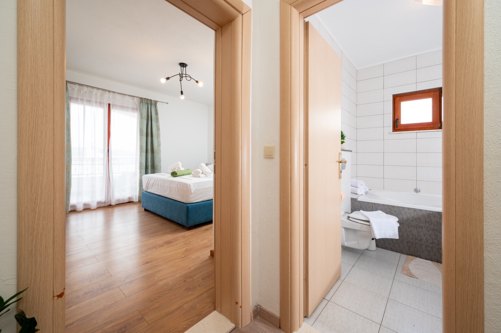 Two bedroom apartment with terrace and sea view Okrug Gornji, Čiovo  A-a