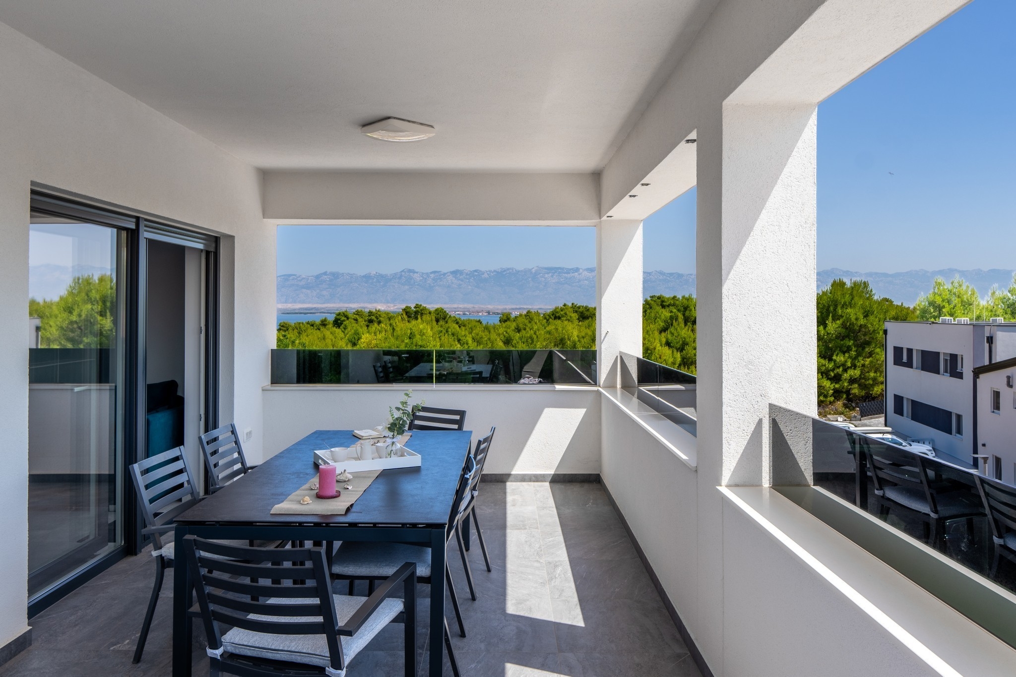 Two bedroom apartment with terrace and sea view Vir - Lozice, Vir  A-a