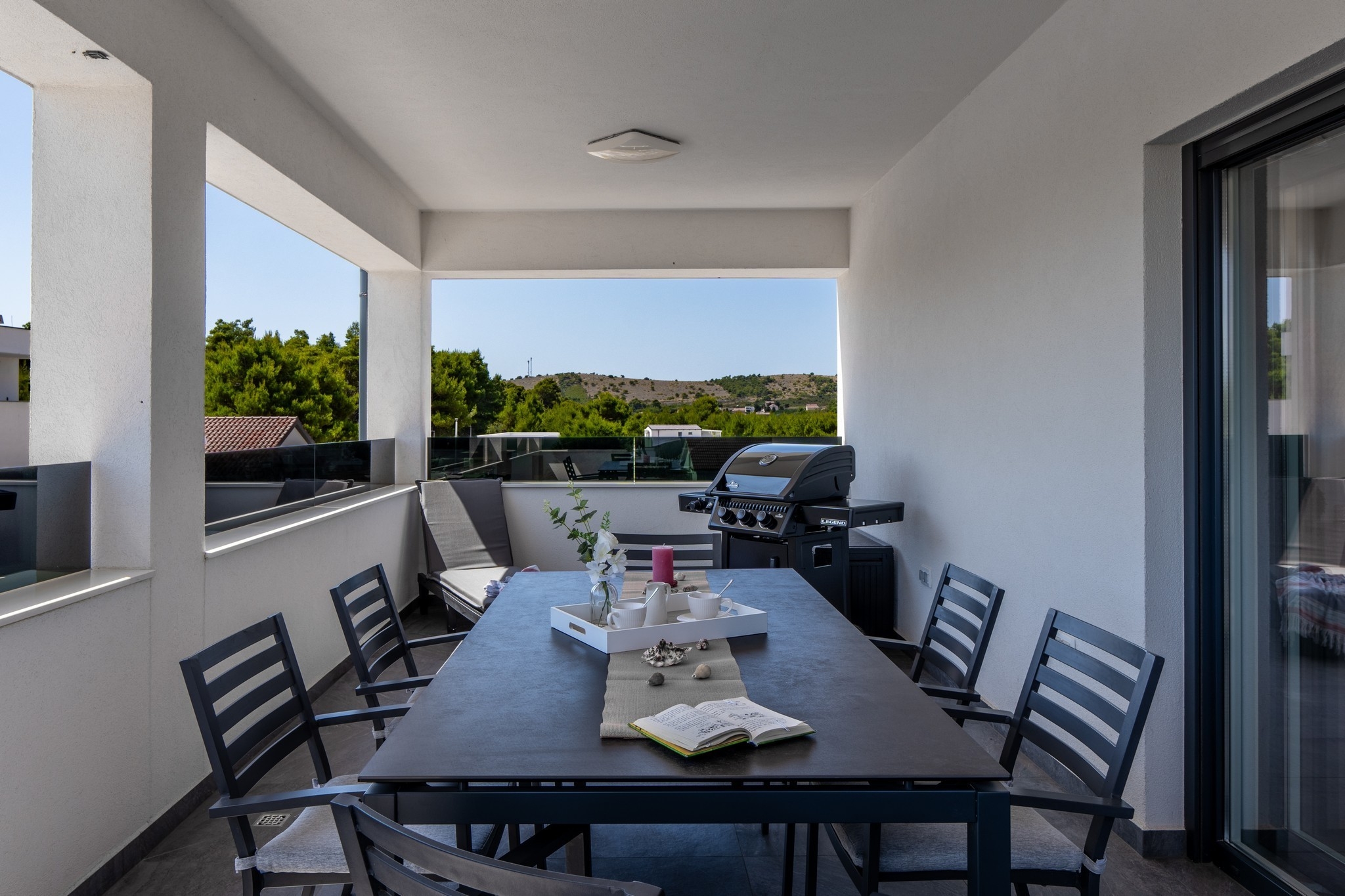 Two bedroom apartment with terrace and sea view Vir - Lozice, Vir  A-a