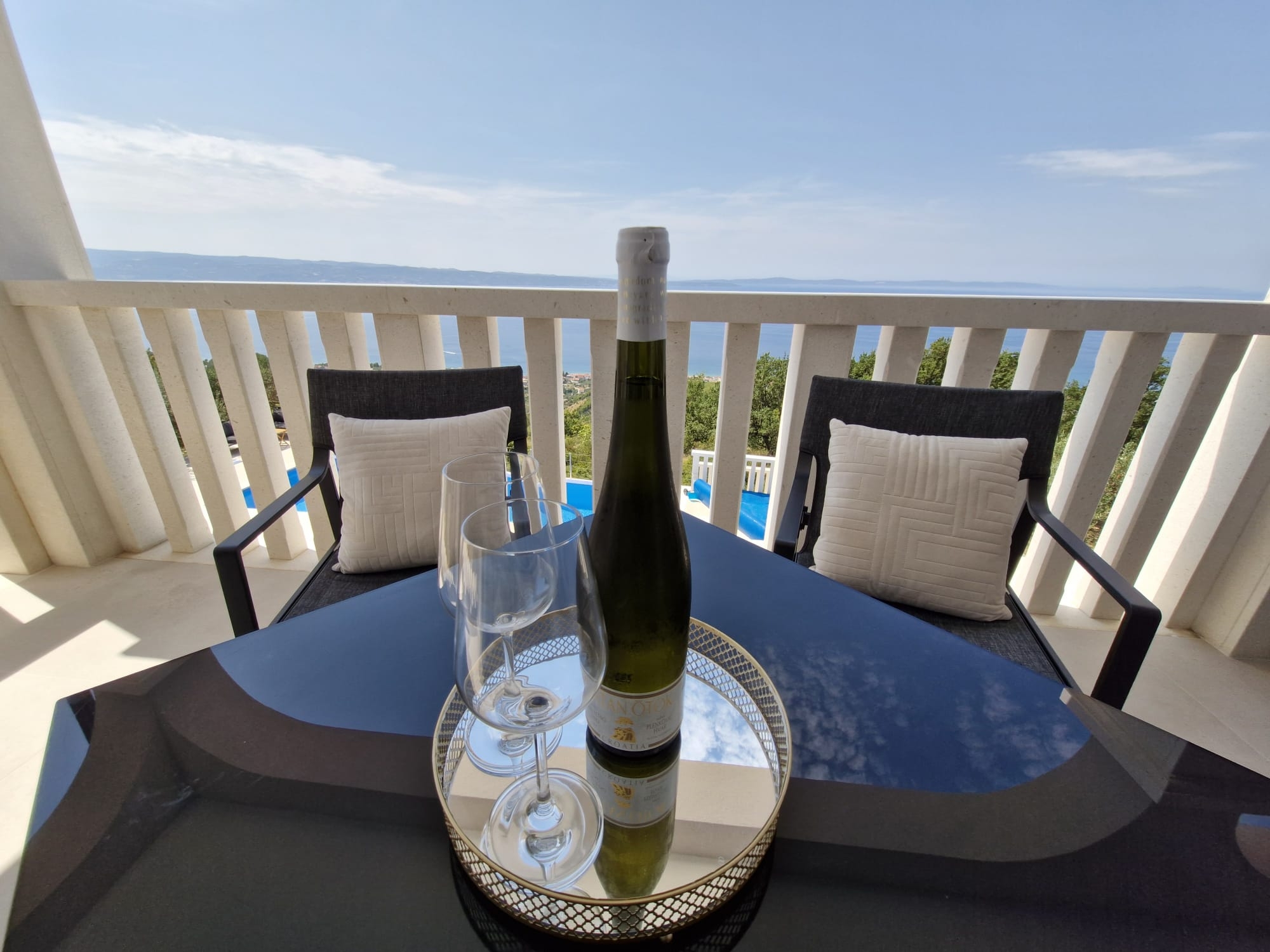 Two bedroom apartment with terrace and sea view Podstrana, Split  A-a