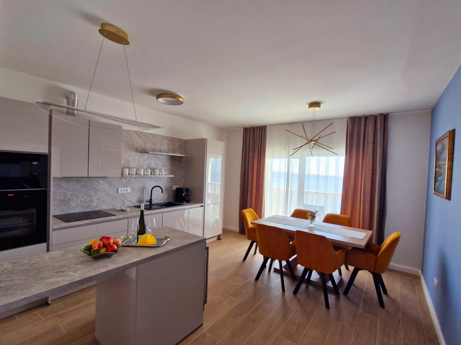 Two bedroom apartment with terrace and sea view Podstrana, Split  A-b