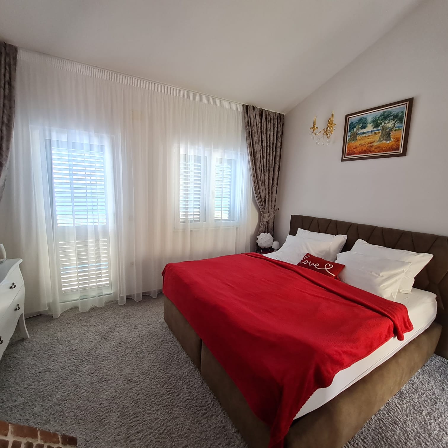 One bedroom apartment with balcony and sea view Podstrana, Split  A-c