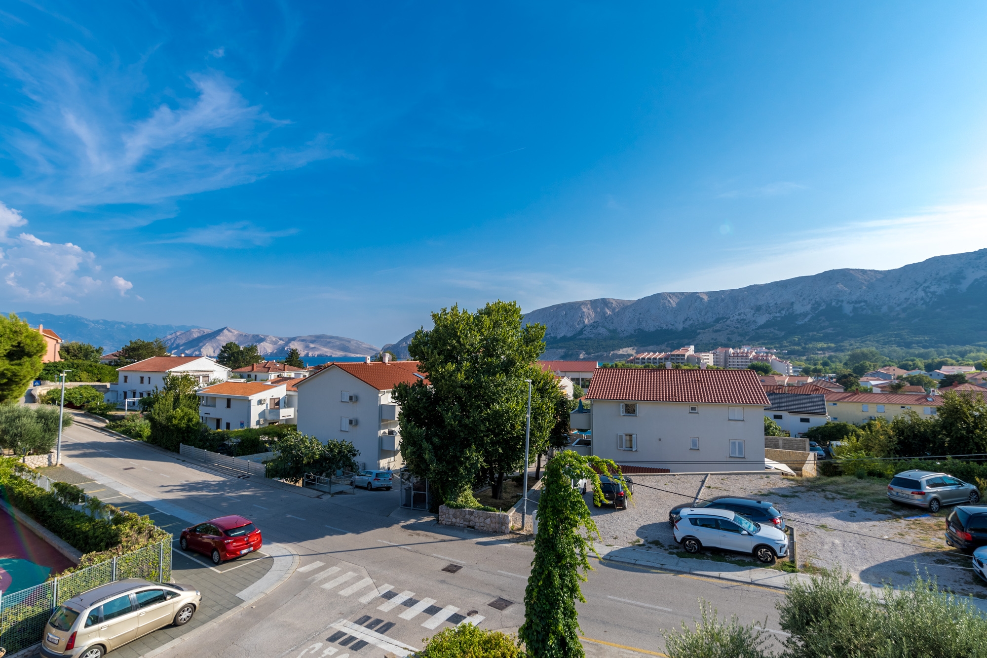 Three bedroom apartment with balcony and sea view Baška, Krk  A-b
