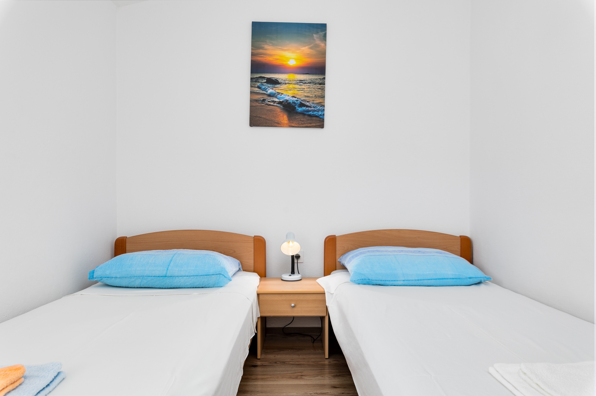 Three bedroom apartment with balcony and sea view Baška, Krk  A-b