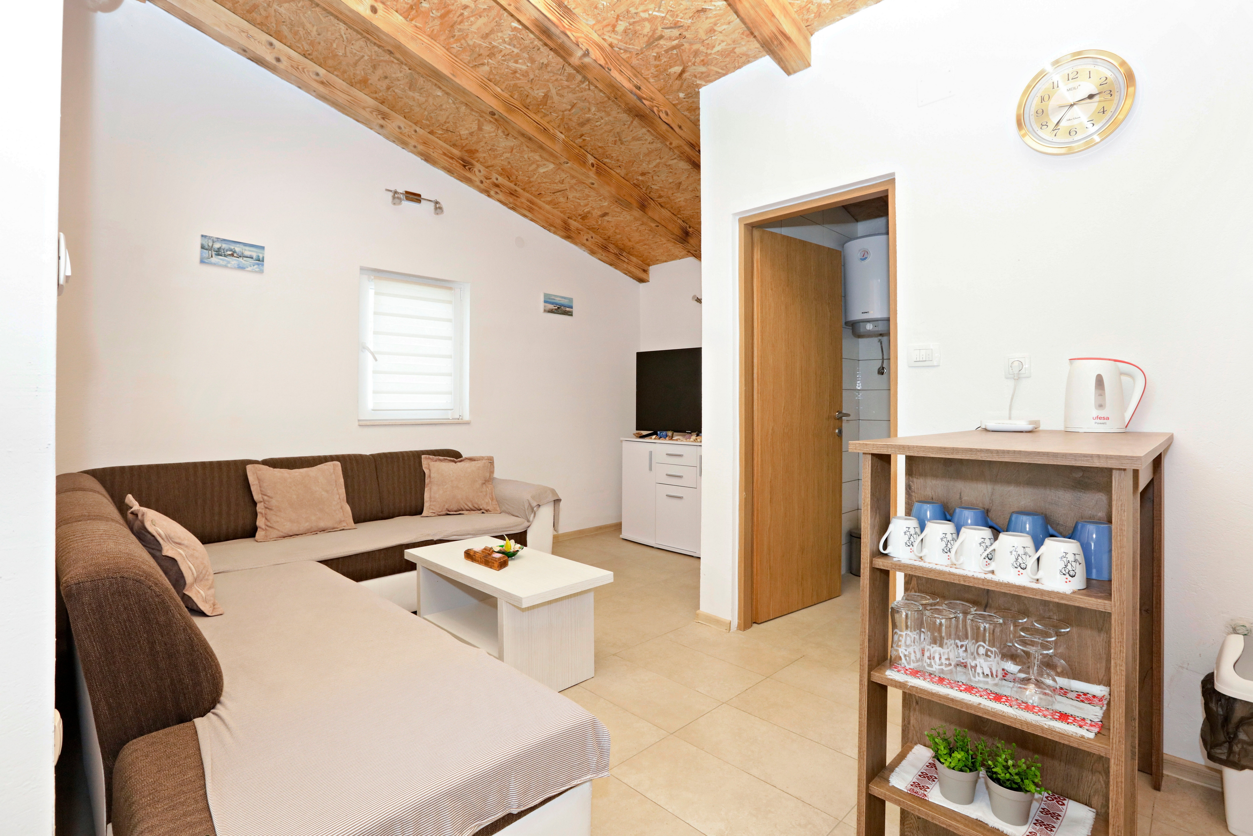 One bedroom apartment with terrace Kanica, Rogoznica  A-b