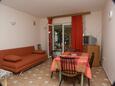 Crikvenica, Sala de estar in the apartment, air condition available, (pet friendly) y WiFi.