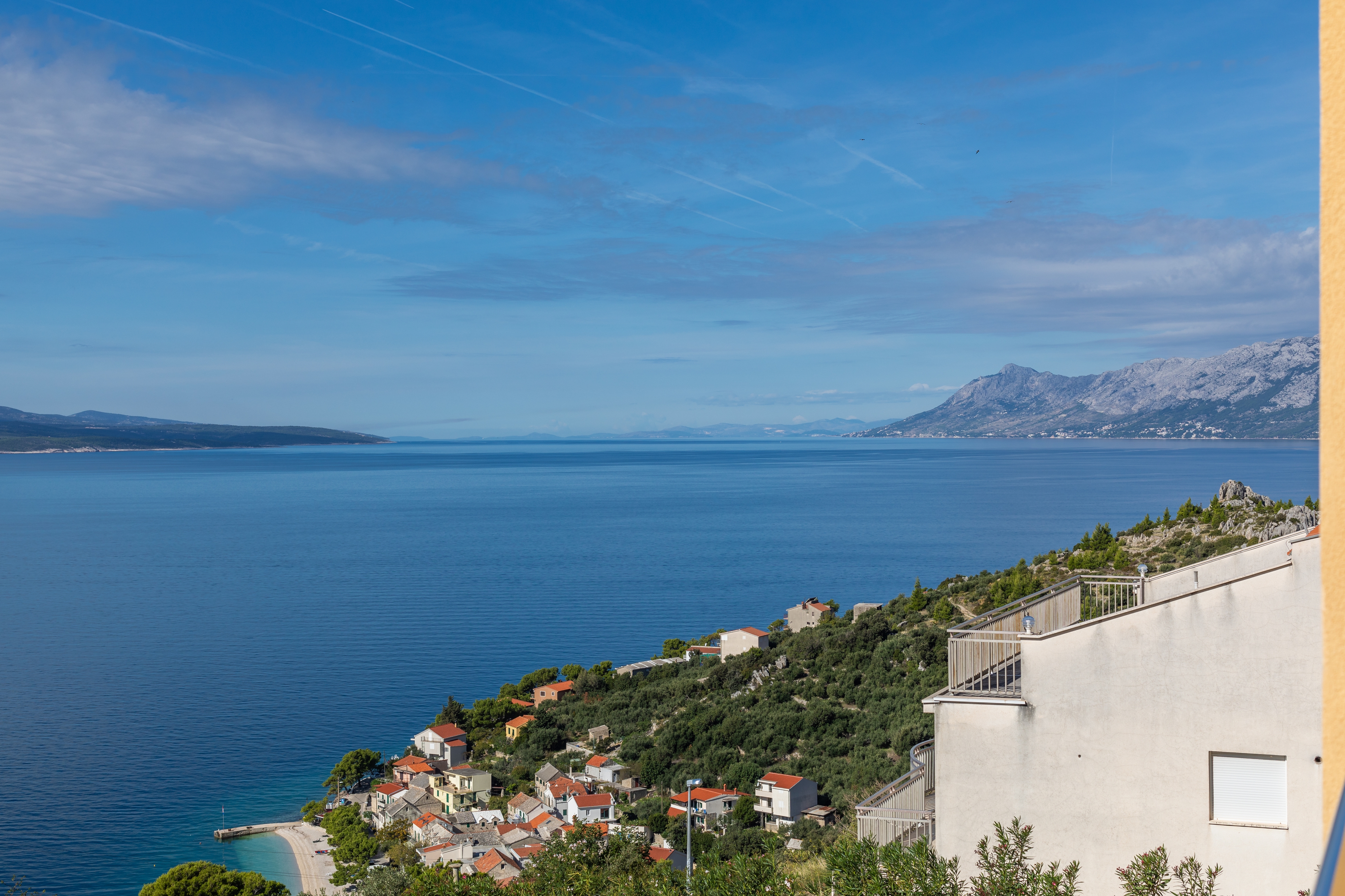 Studio flat with balcony and sea view Krvavica, Makarska  AS-d