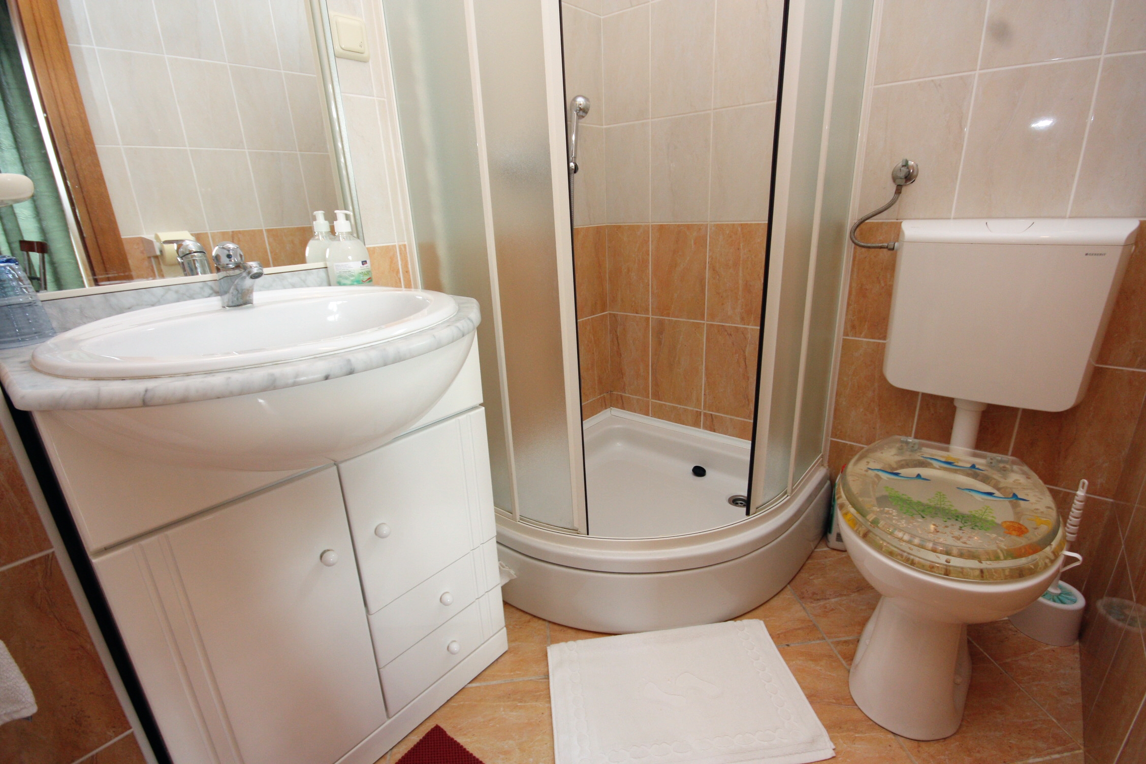 One bedroom apartment with terrace and sea view Selce, Crikvenica  A-c