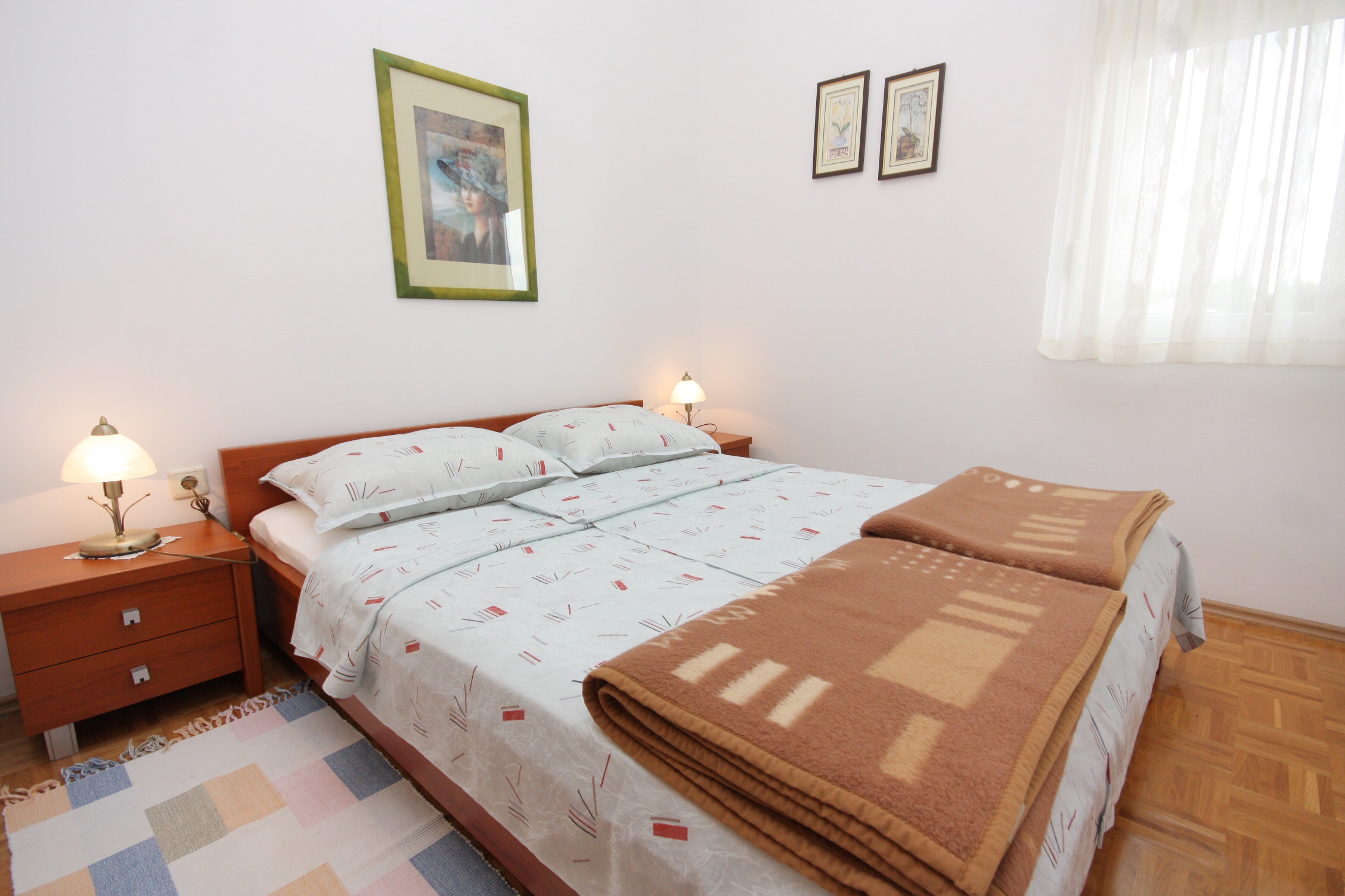 One bedroom apartment with terrace and sea view Selce, Crikvenica  A-c