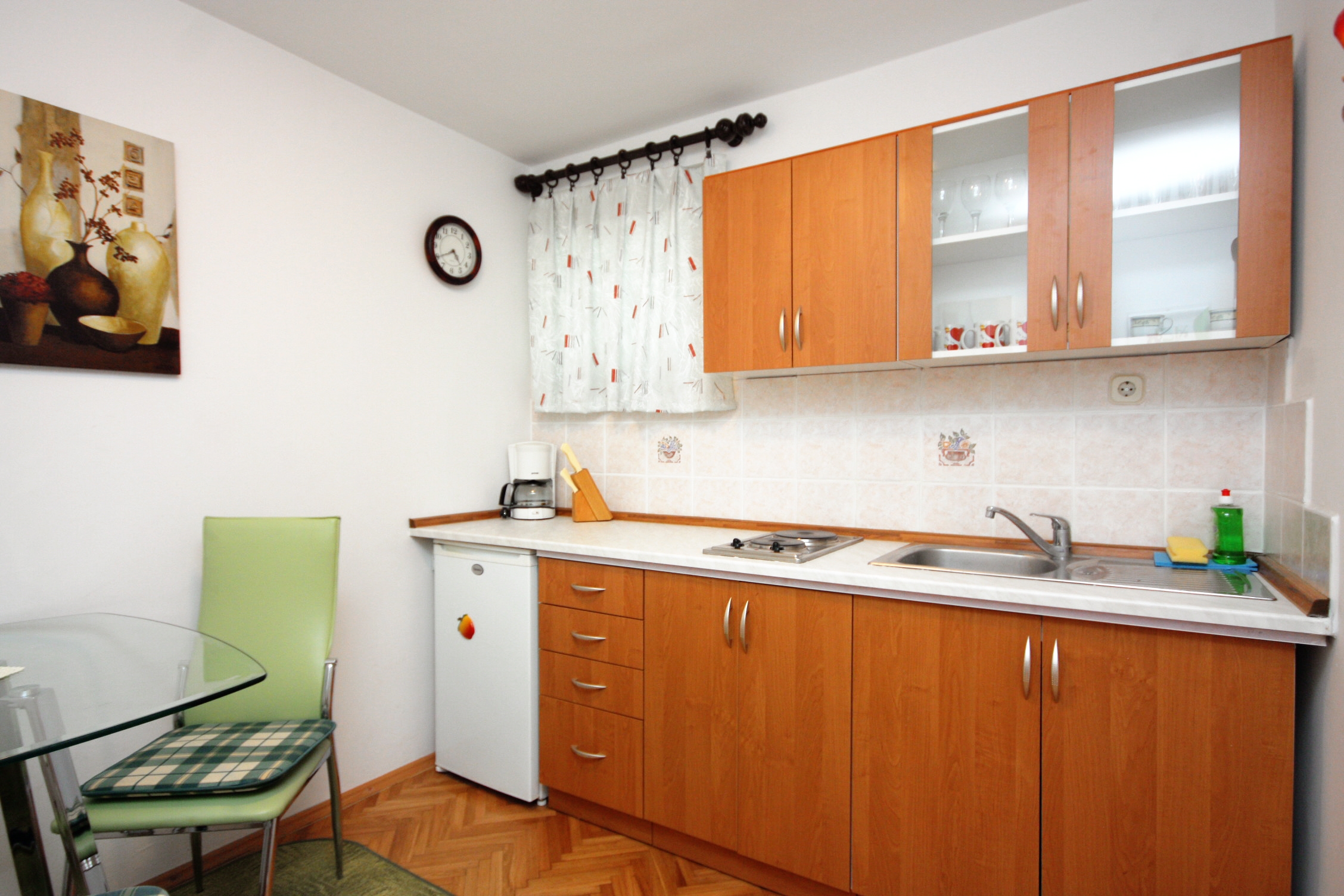 One bedroom apartment with terrace and sea view Selce, Crikvenica  A-d