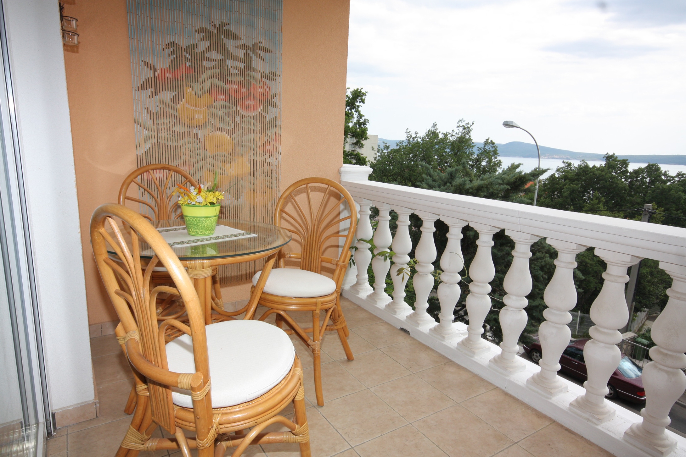 One bedroom apartment with terrace and sea view Selce, Crikvenica  A-d