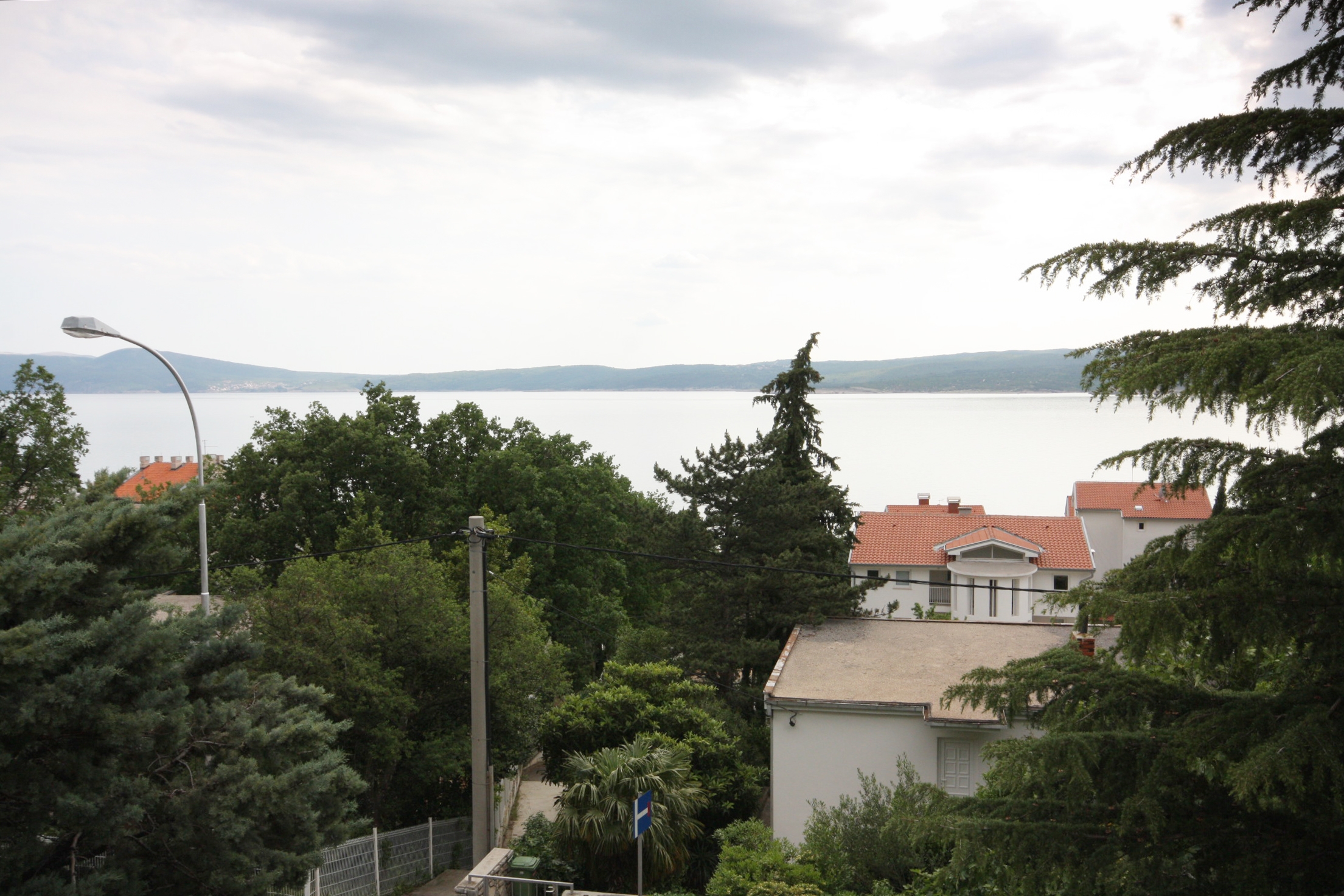 One bedroom apartment with terrace and sea view Selce, Crikvenica  A-d