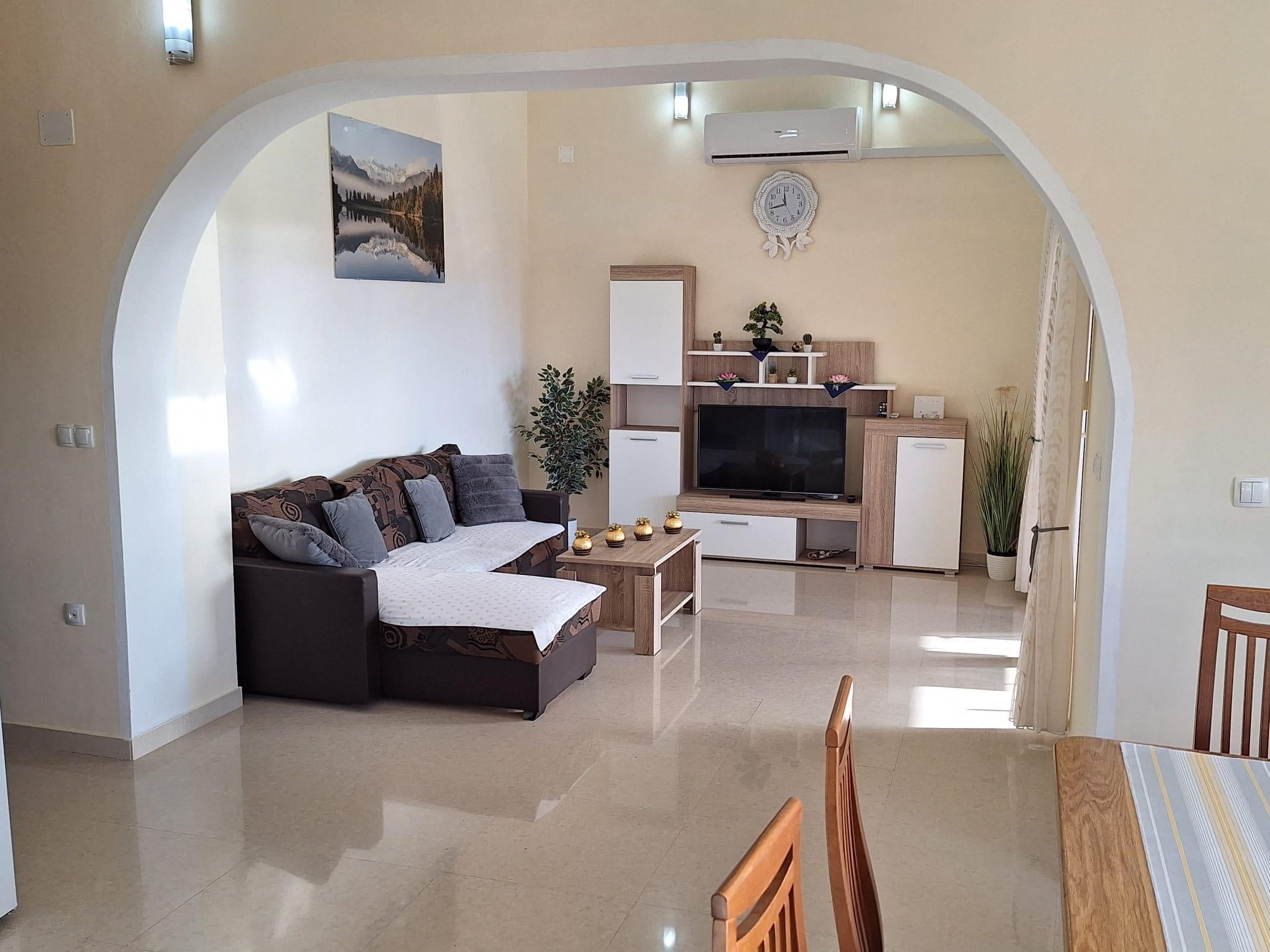 Two bedroom apartment with terrace and sea view Seline, Paklenica  A-a