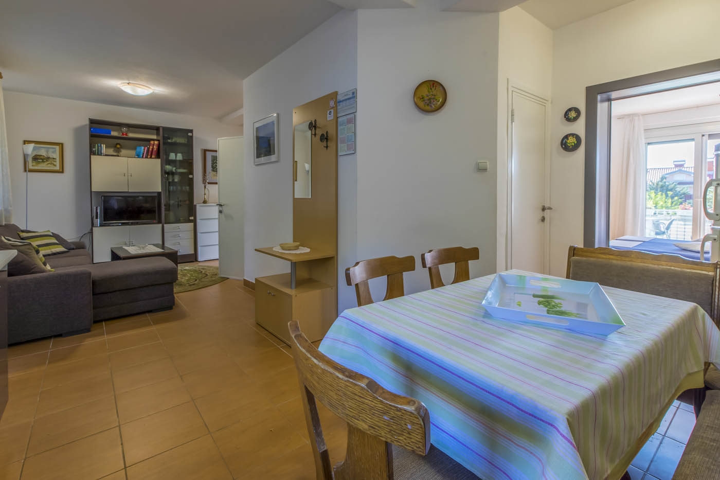 Two bedroom apartment with terrace and sea view Selce, Crikvenica  A-a