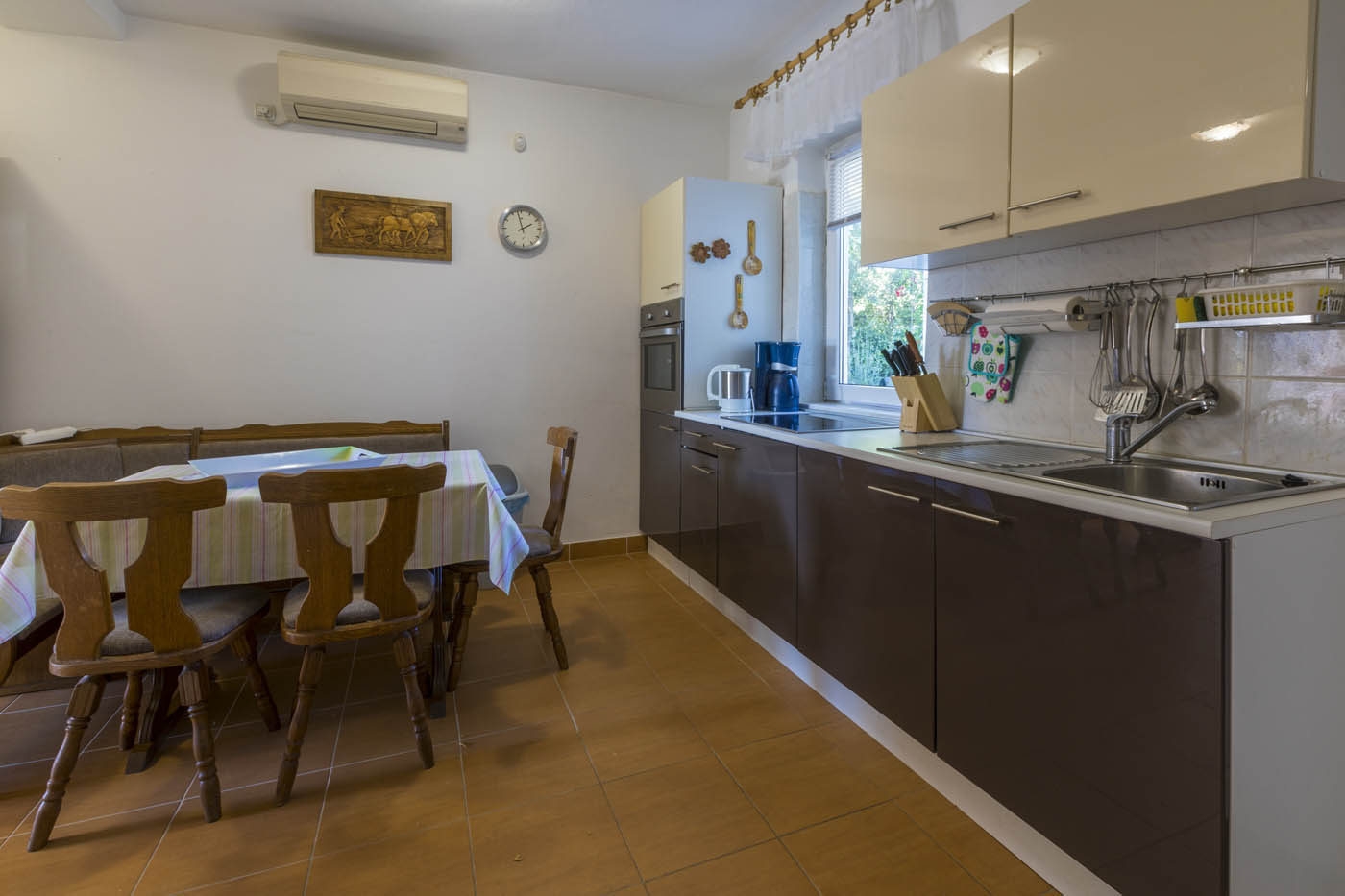 Two bedroom apartment with terrace and sea view Selce, Crikvenica  A-a