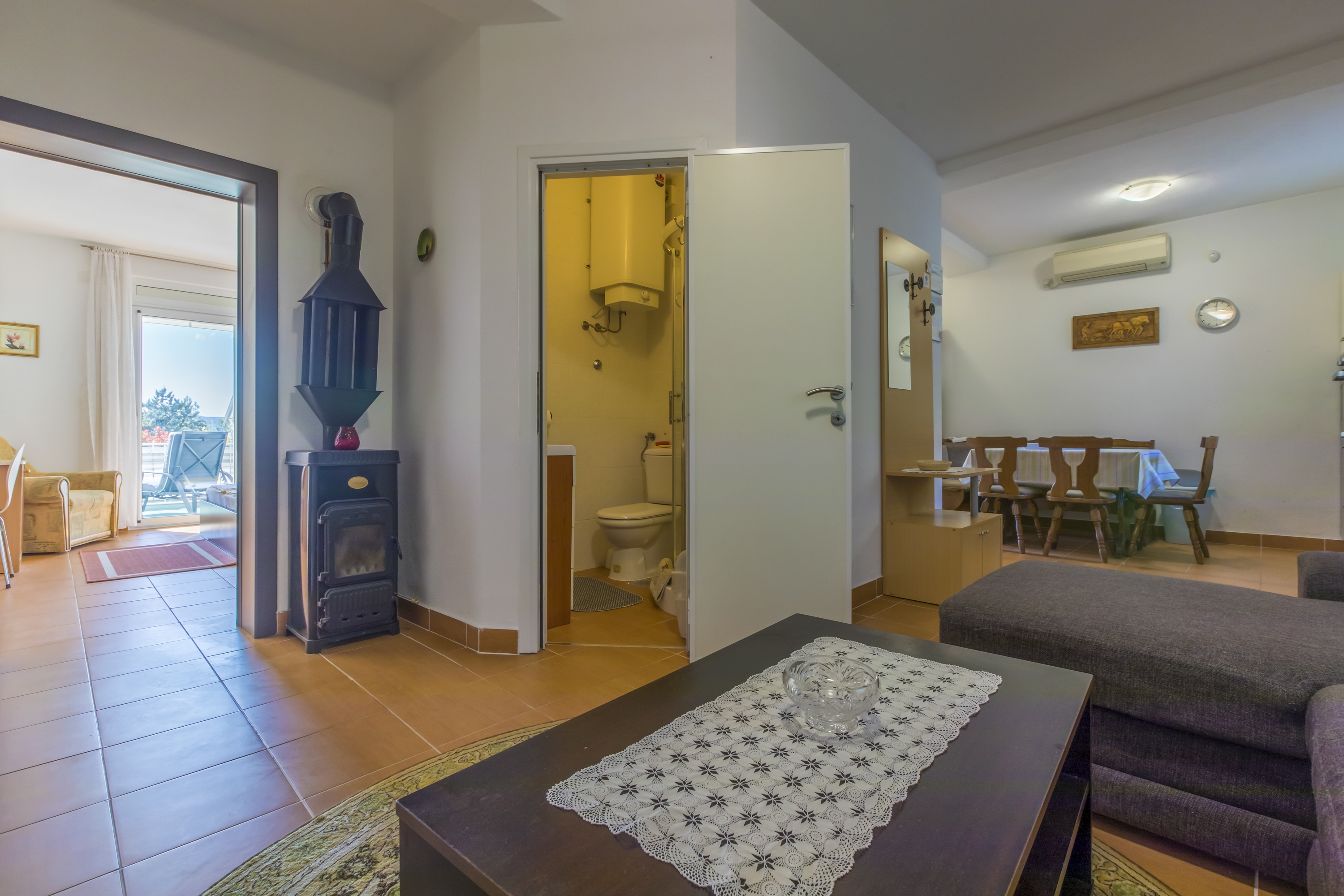 Two bedroom apartment with terrace and sea view Selce, Crikvenica  A-a