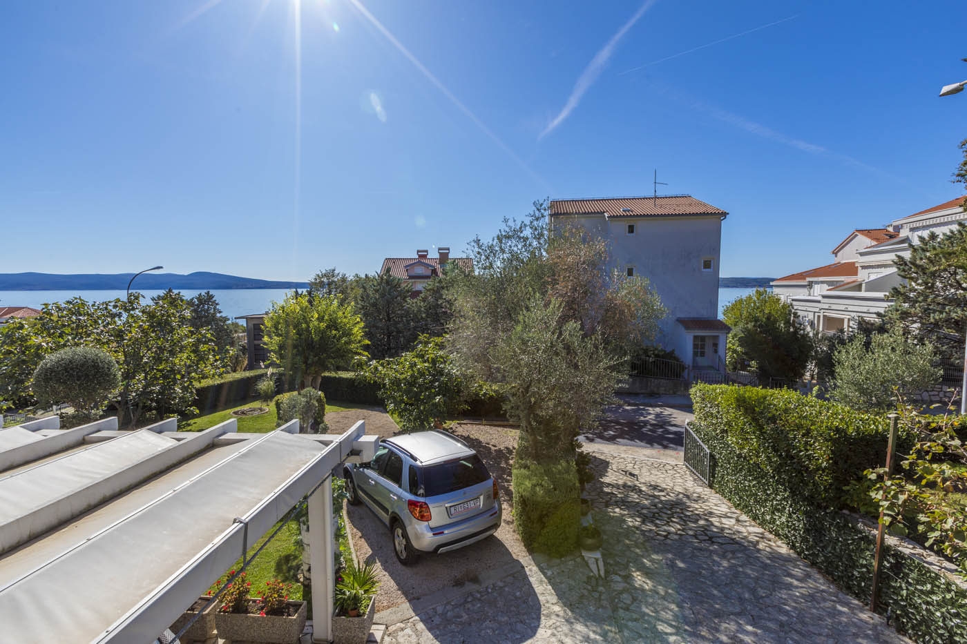 Two bedroom apartment with terrace and sea view Selce, Crikvenica  A-a