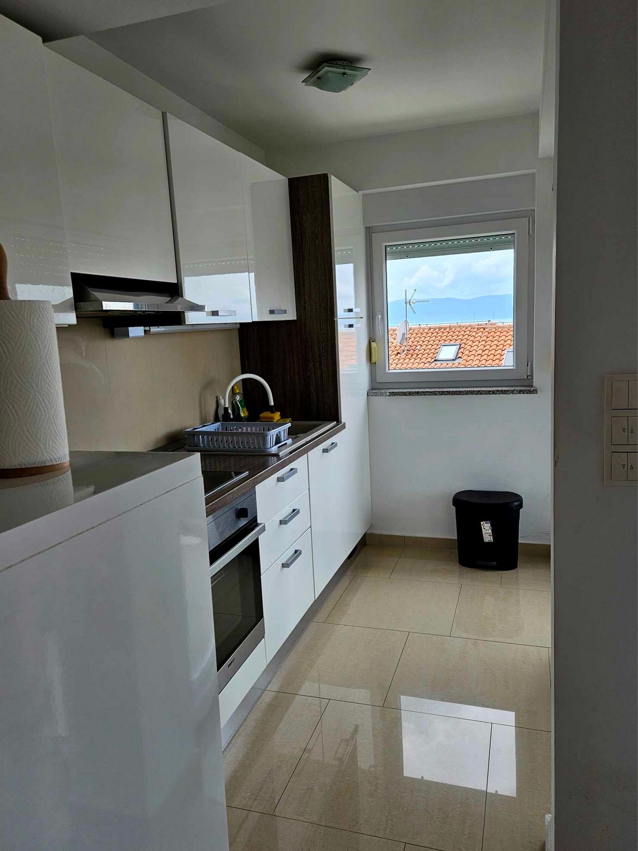 Two bedroom apartment with terrace and sea view Njivice, Krk  A-a