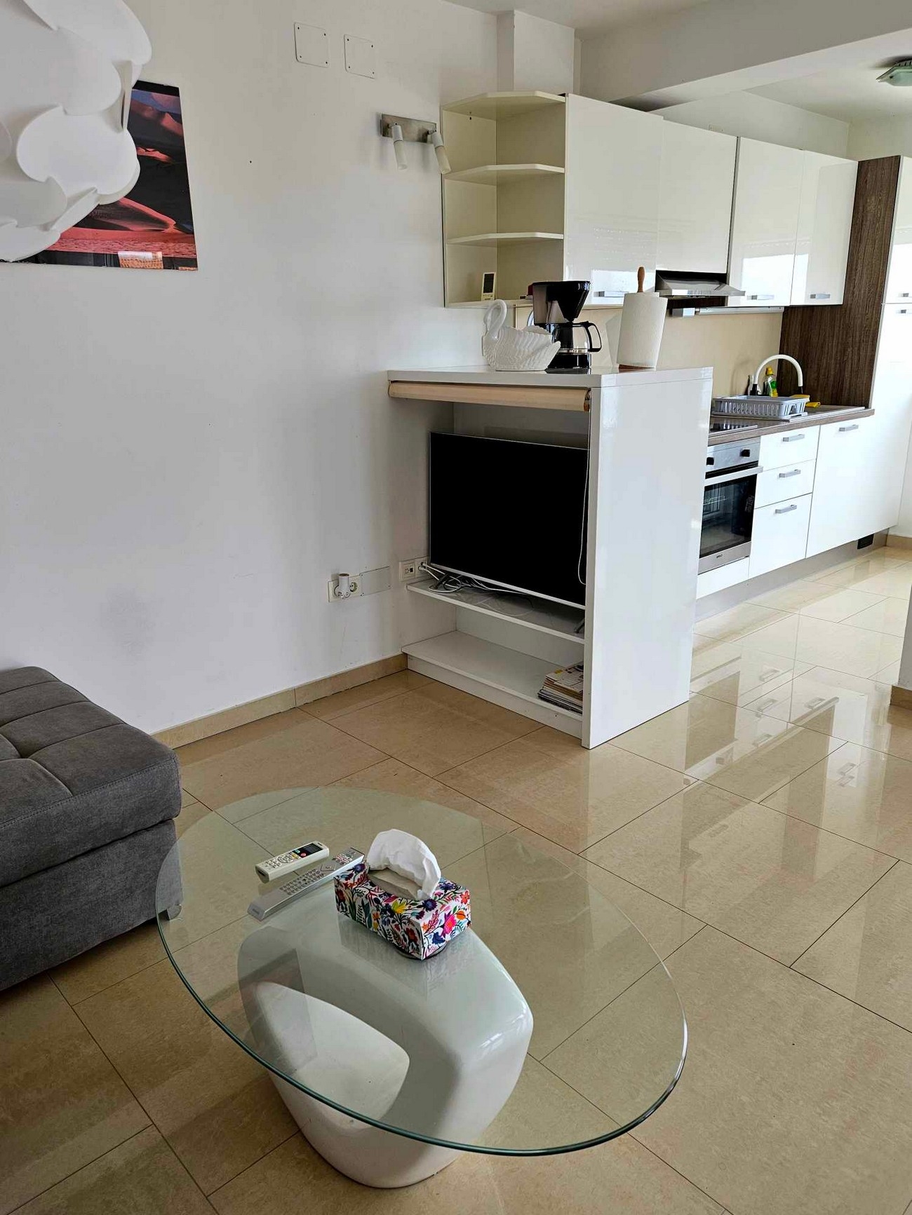 Two bedroom apartment with terrace and sea view Njivice, Krk  A-a