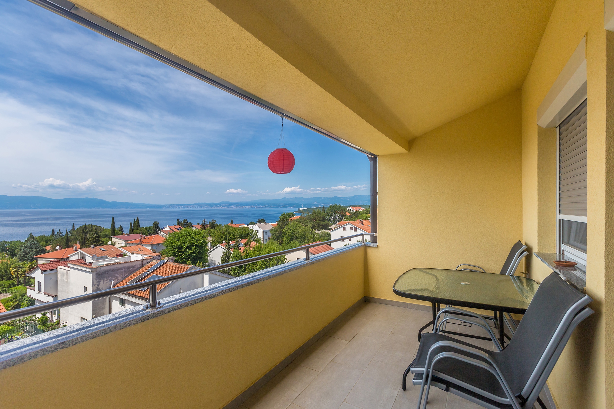 Two bedroom apartment with terrace and sea view Njivice, Krk  A-a