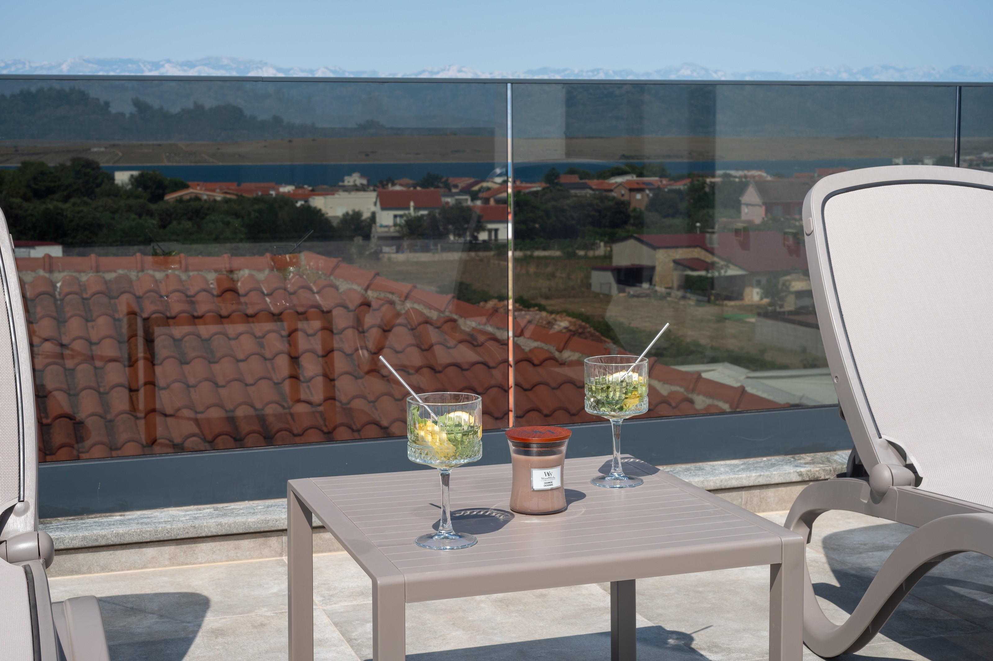 Two bedroom apartment with terrace and sea view Vir  A-a