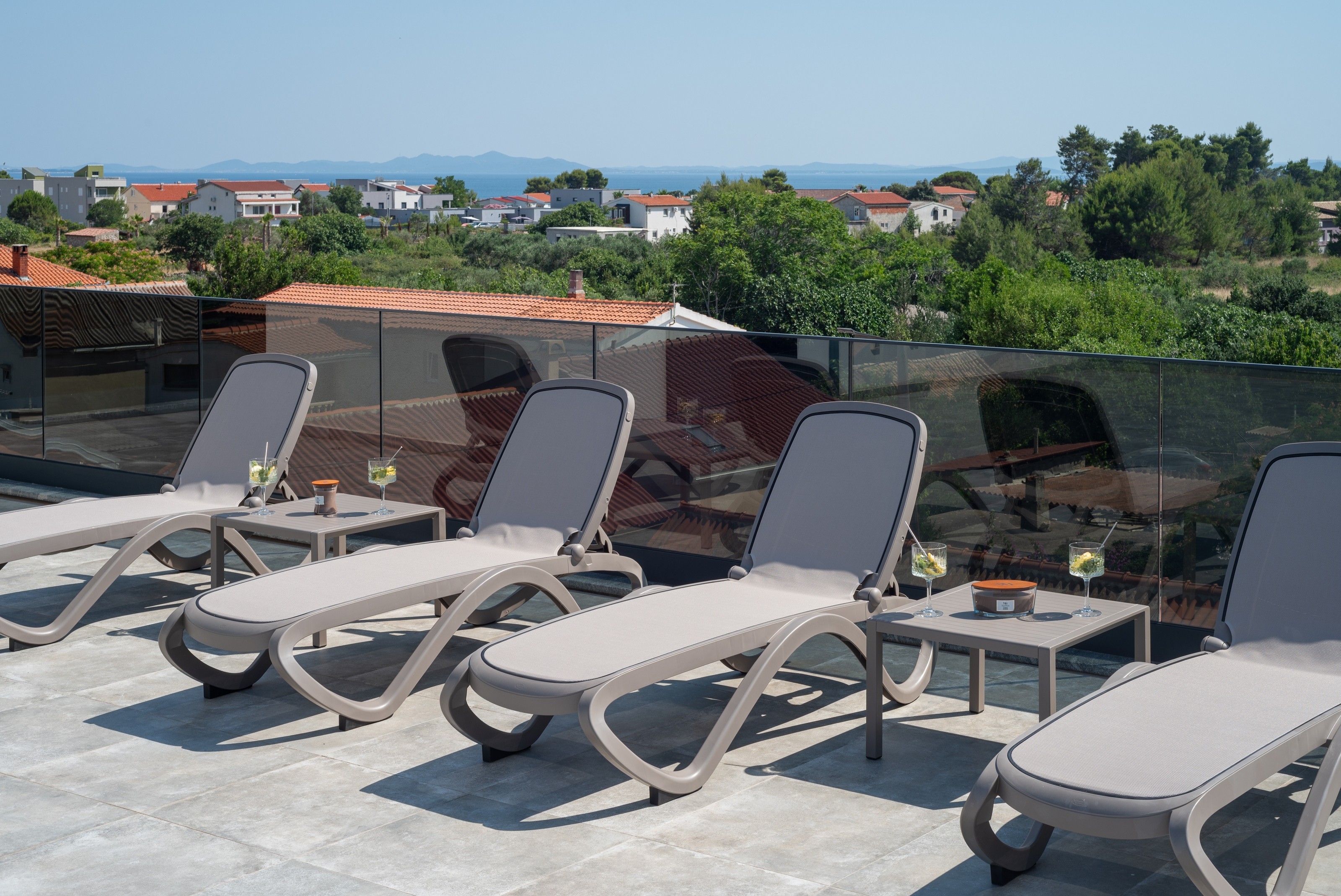 Two bedroom apartment with terrace and sea view Vir  A-a