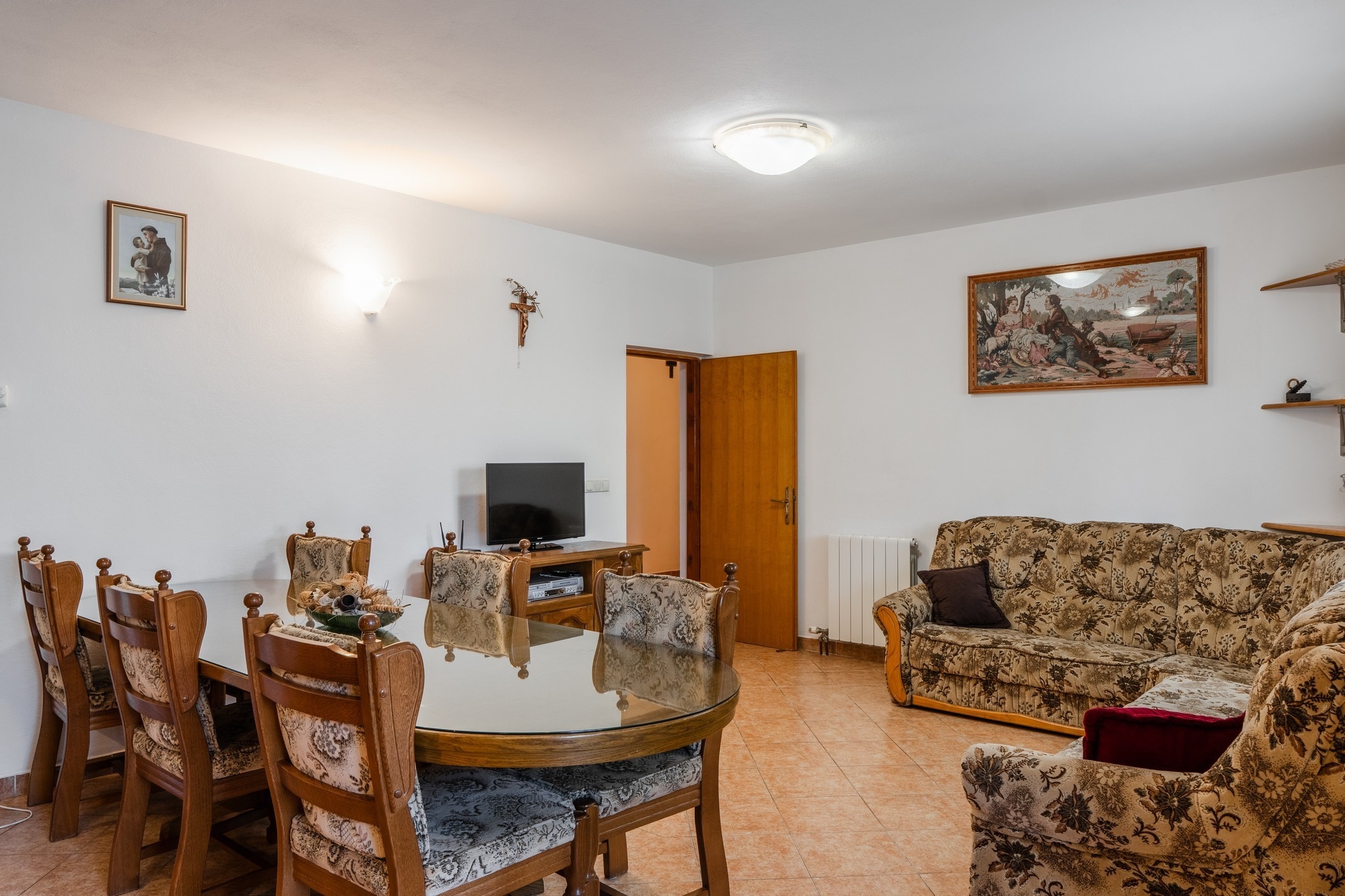Two bedroom apartment with terrace Vir (A-23588-a)