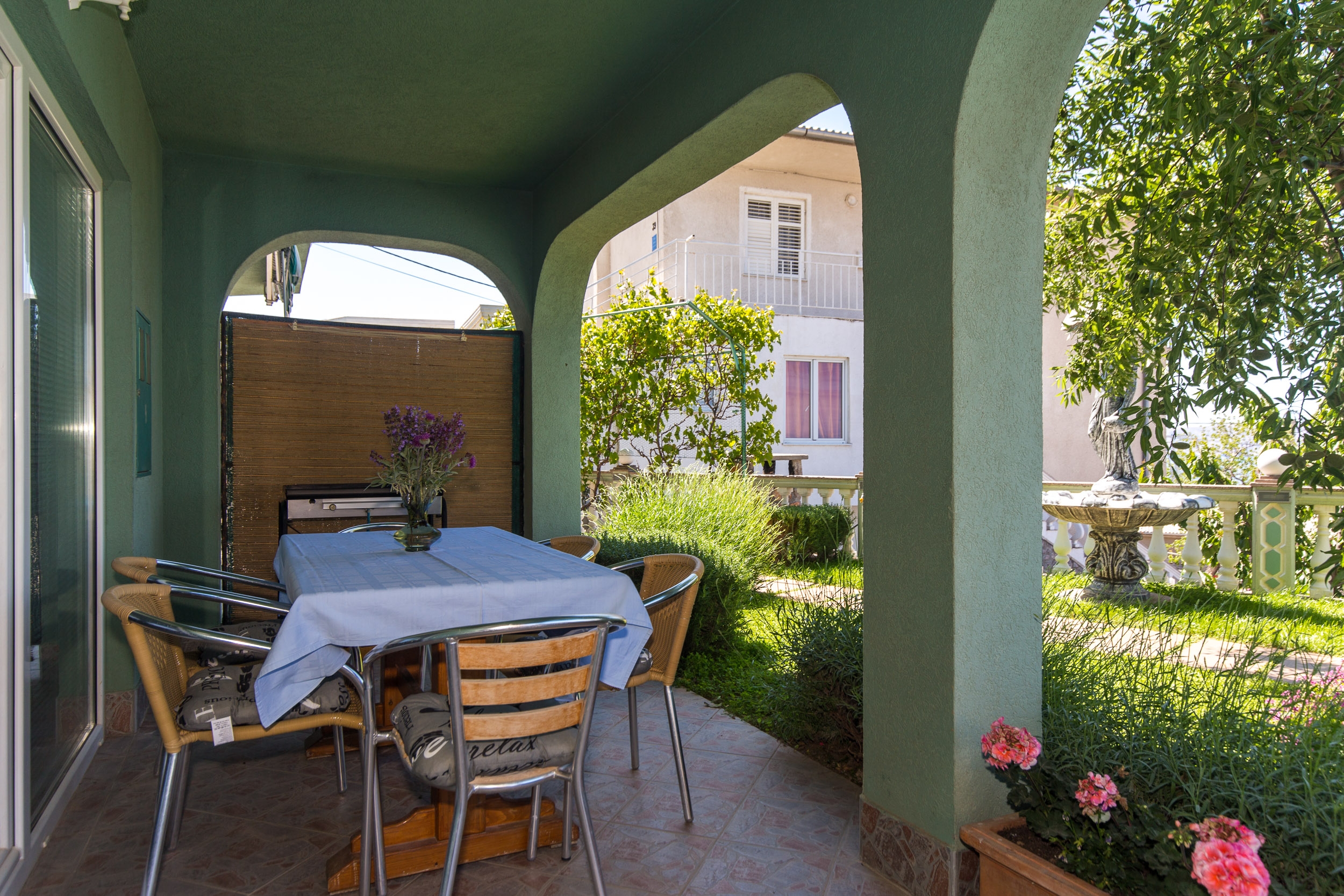 Two bedroom apartment with terrace and sea view Senj  A-f