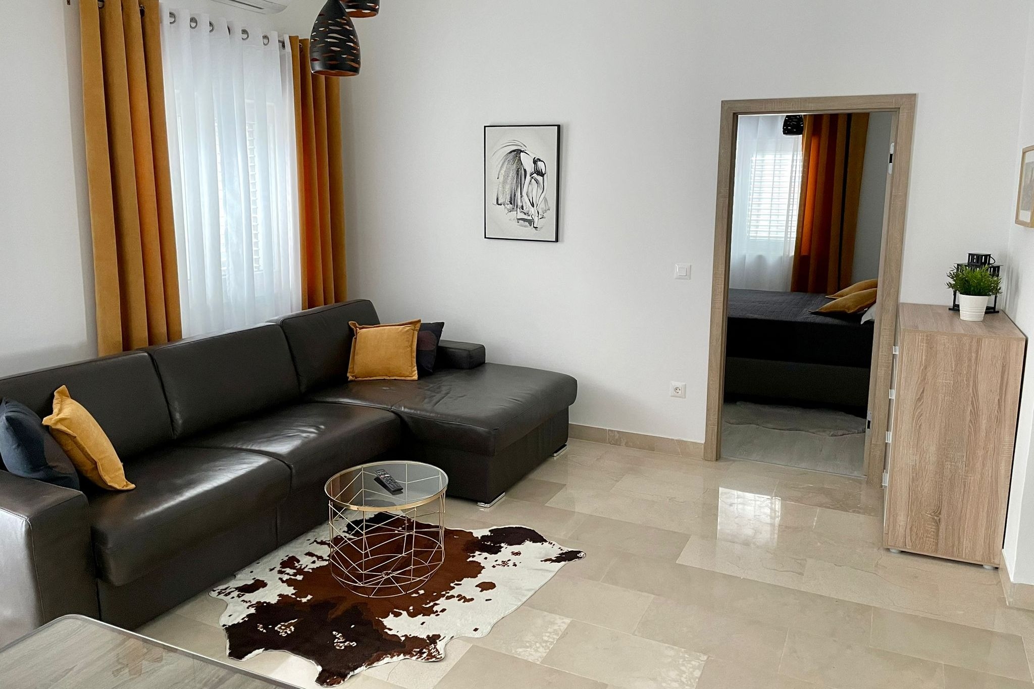 One bedroom apartment with terrace and sea view Baška Voda, Makarska (A-23599-b)