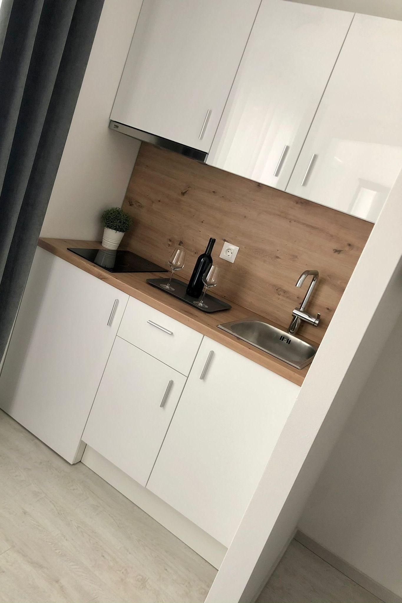 Studio flat with terrace and sea view Baška Voda, Makarska (AS-23599-c)