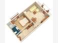 Crikvenica, Plan in the apartment, (pet friendly) and WiFi.