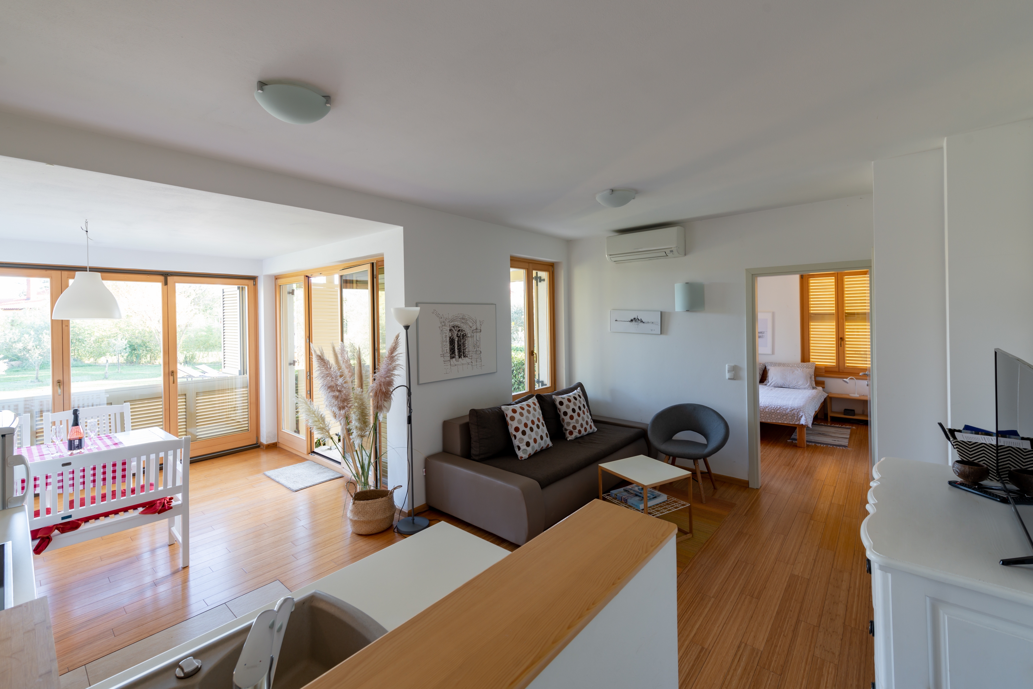 One bedroom apartment with terrace Banjole, Pula  A-a