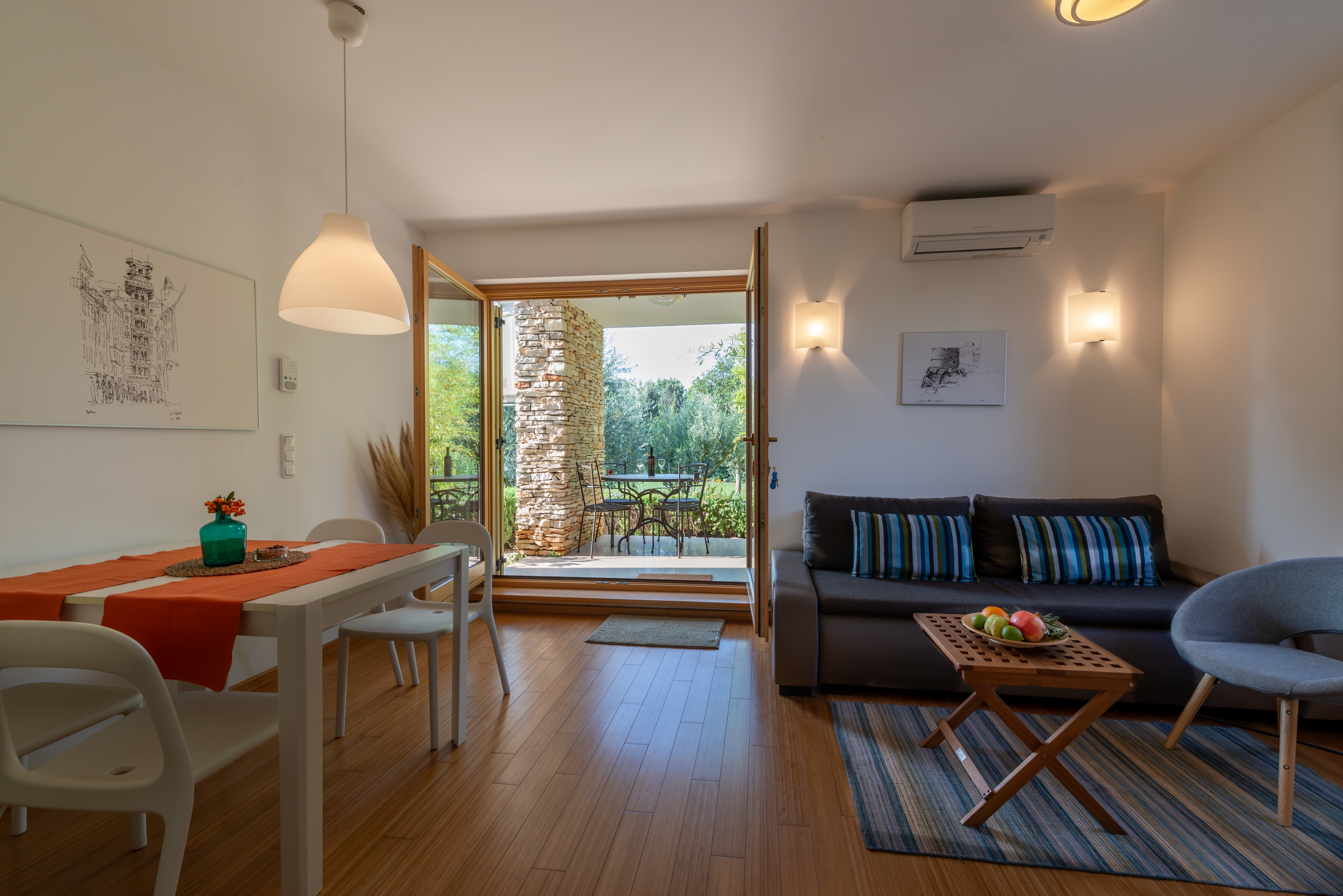 One bedroom apartment with terrace Banjole, Pula  A-d