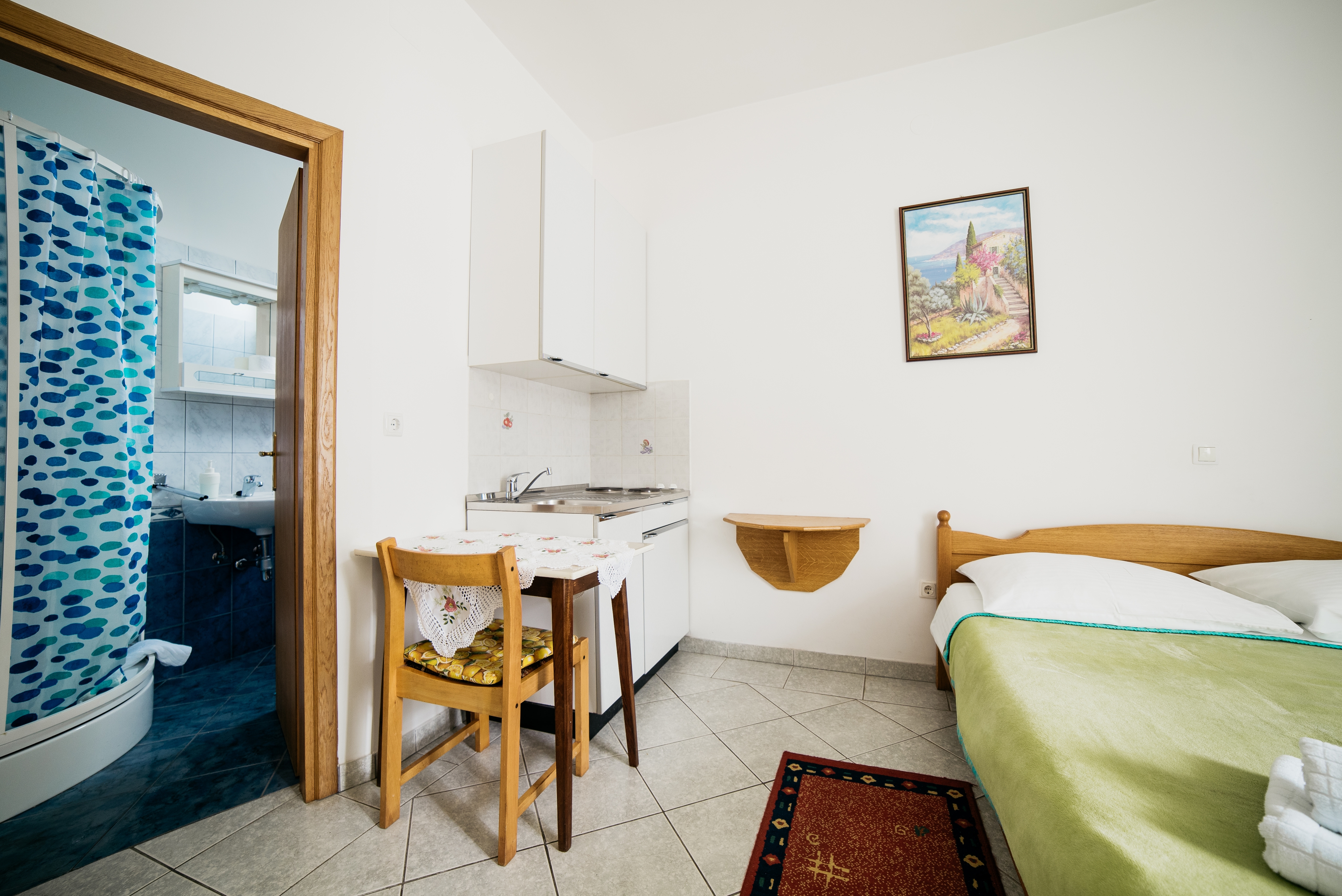 Studio flat near beach Selce, Crikvenica (AS-2364-e)