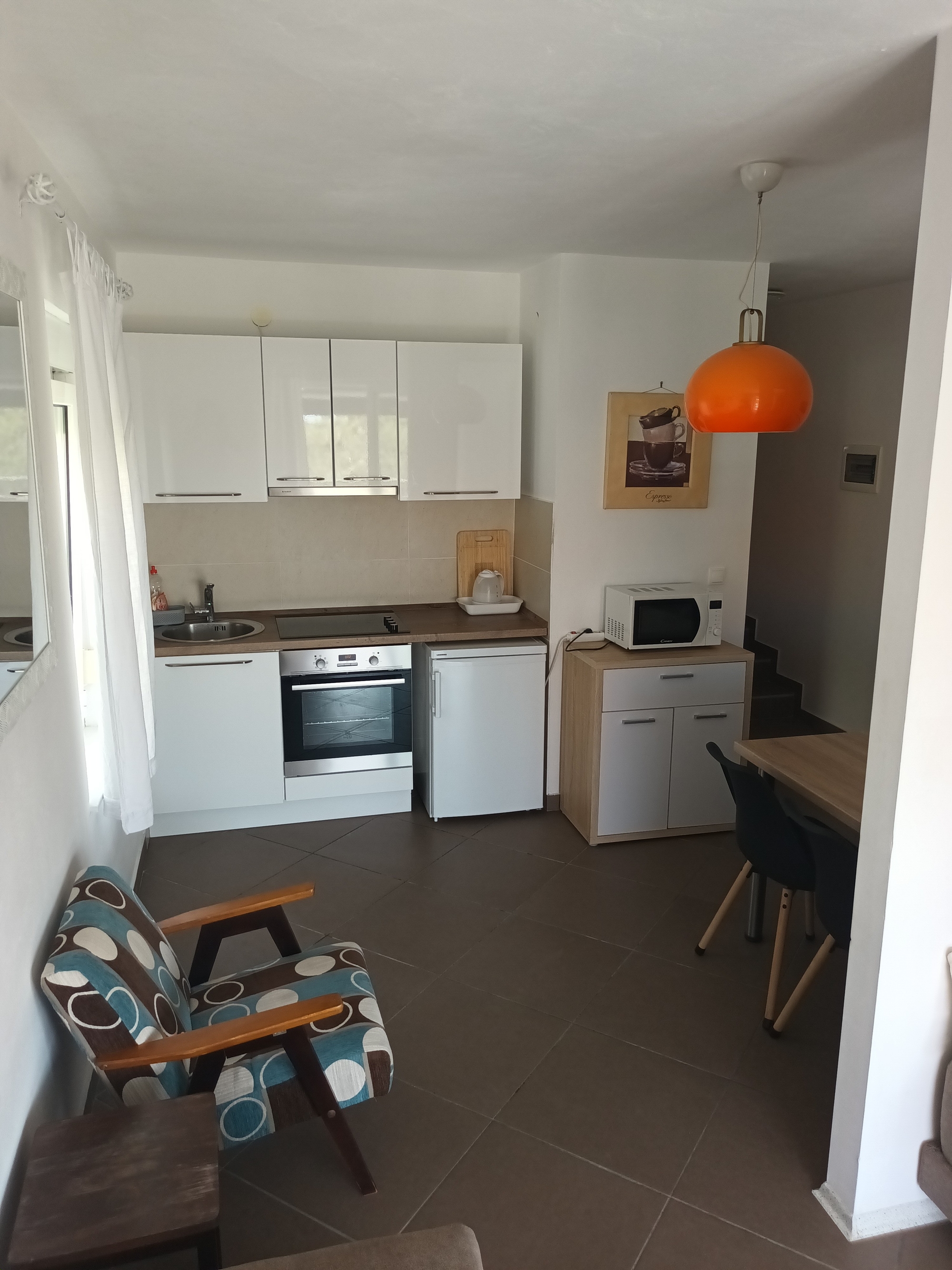 One bedroom apartment with terrace and sea view Novalja, Pag  A-b