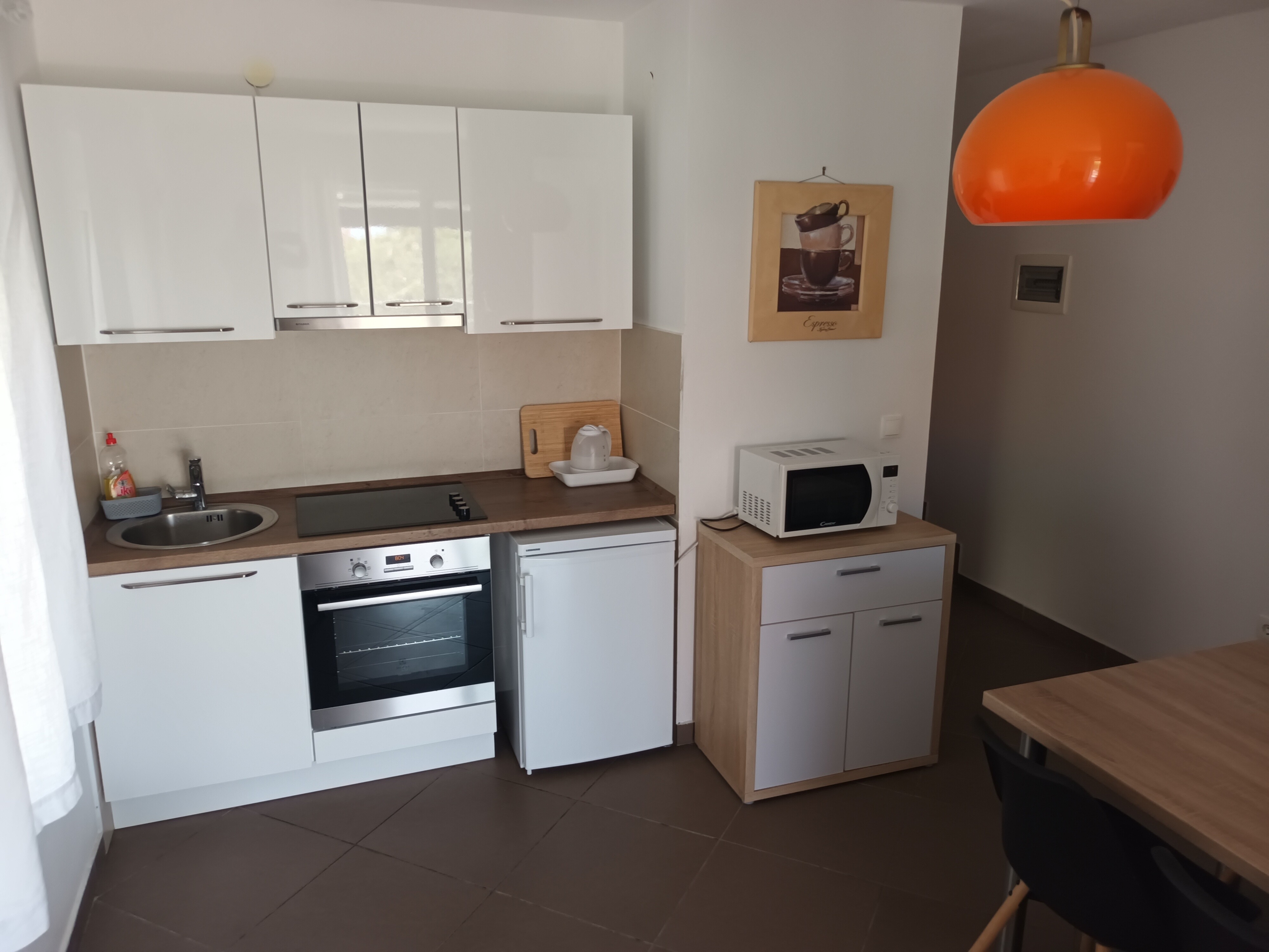 One bedroom apartment with terrace and sea view Novalja, Pag  A-b