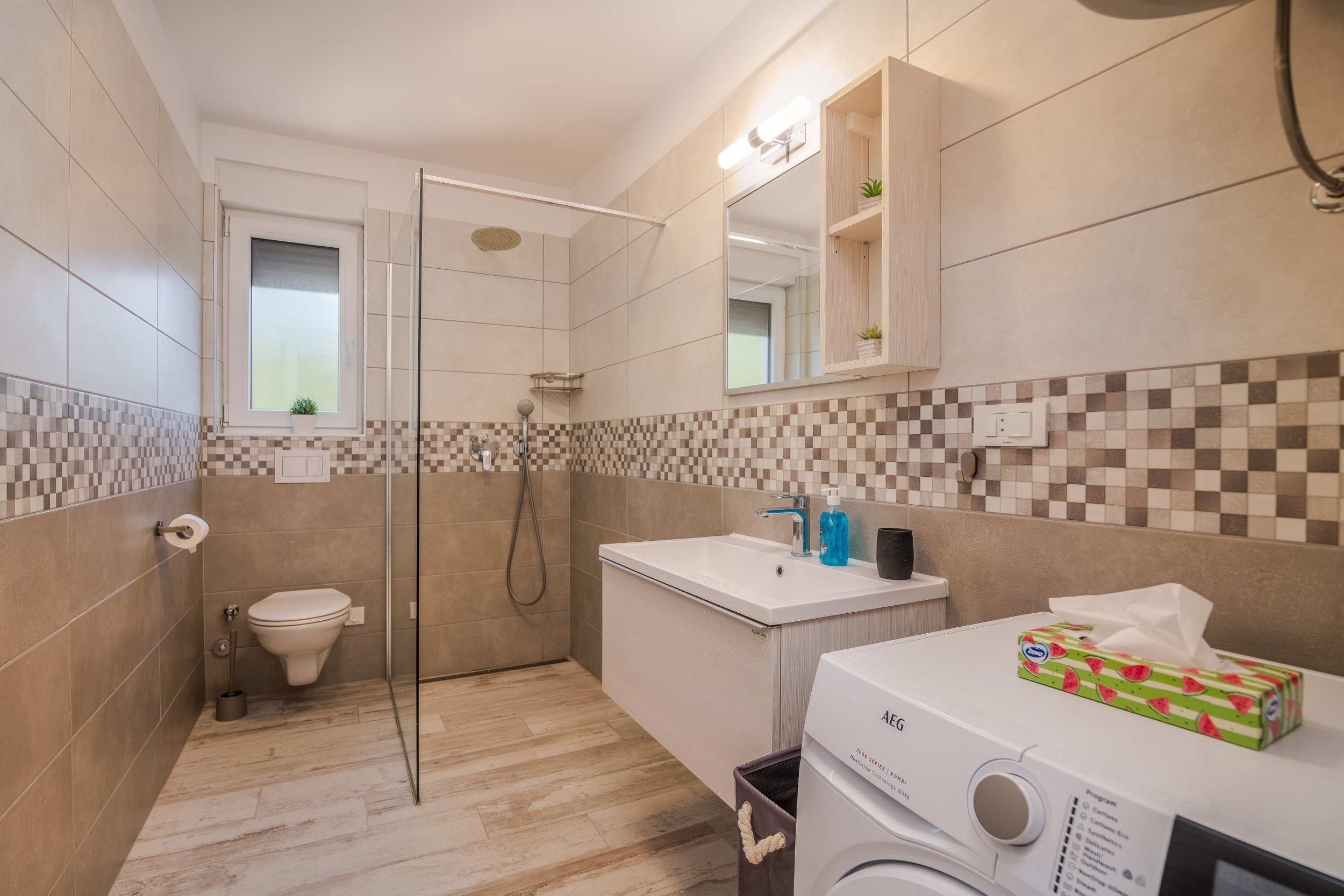 Two bedroom apartment with terrace Malinska, Krk  A-a