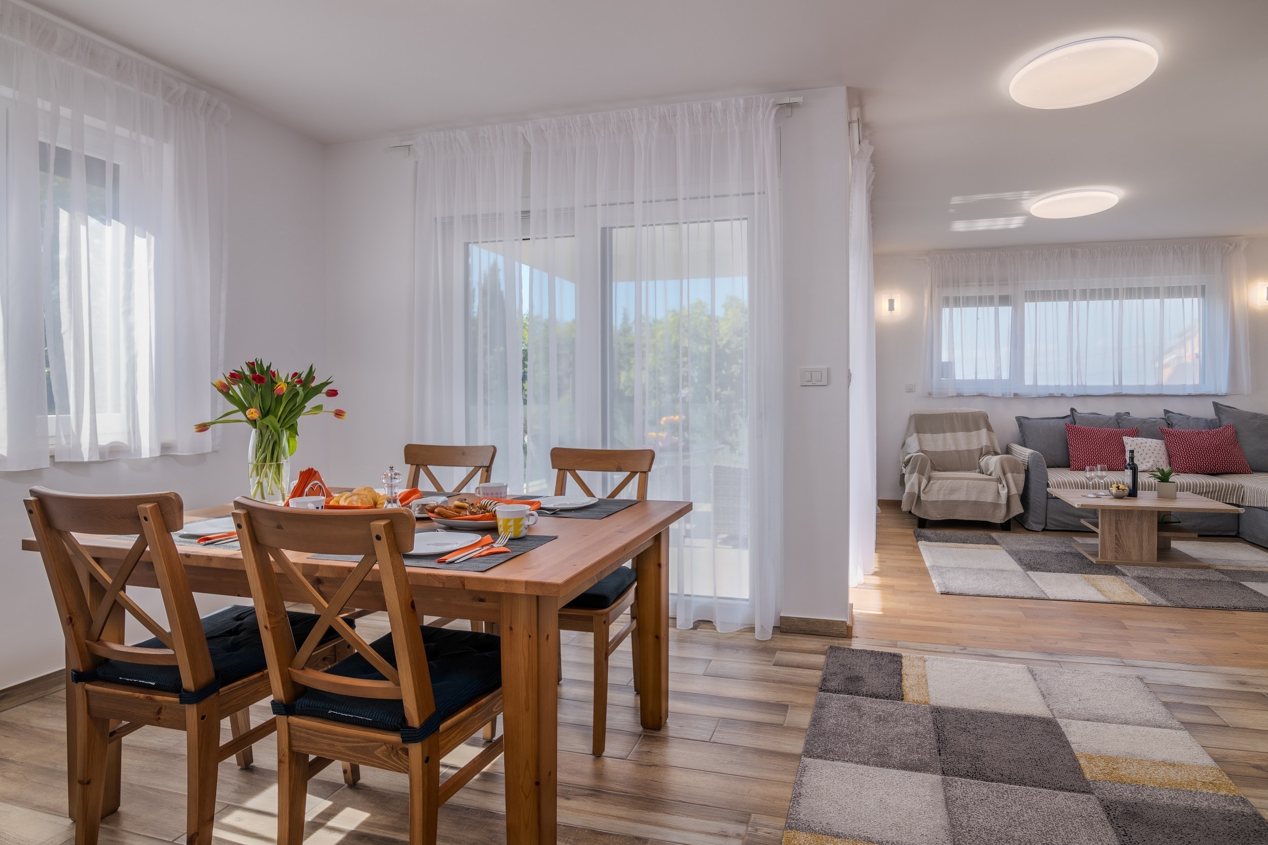 Two bedroom apartment with terrace Malinska, Krk  A-a