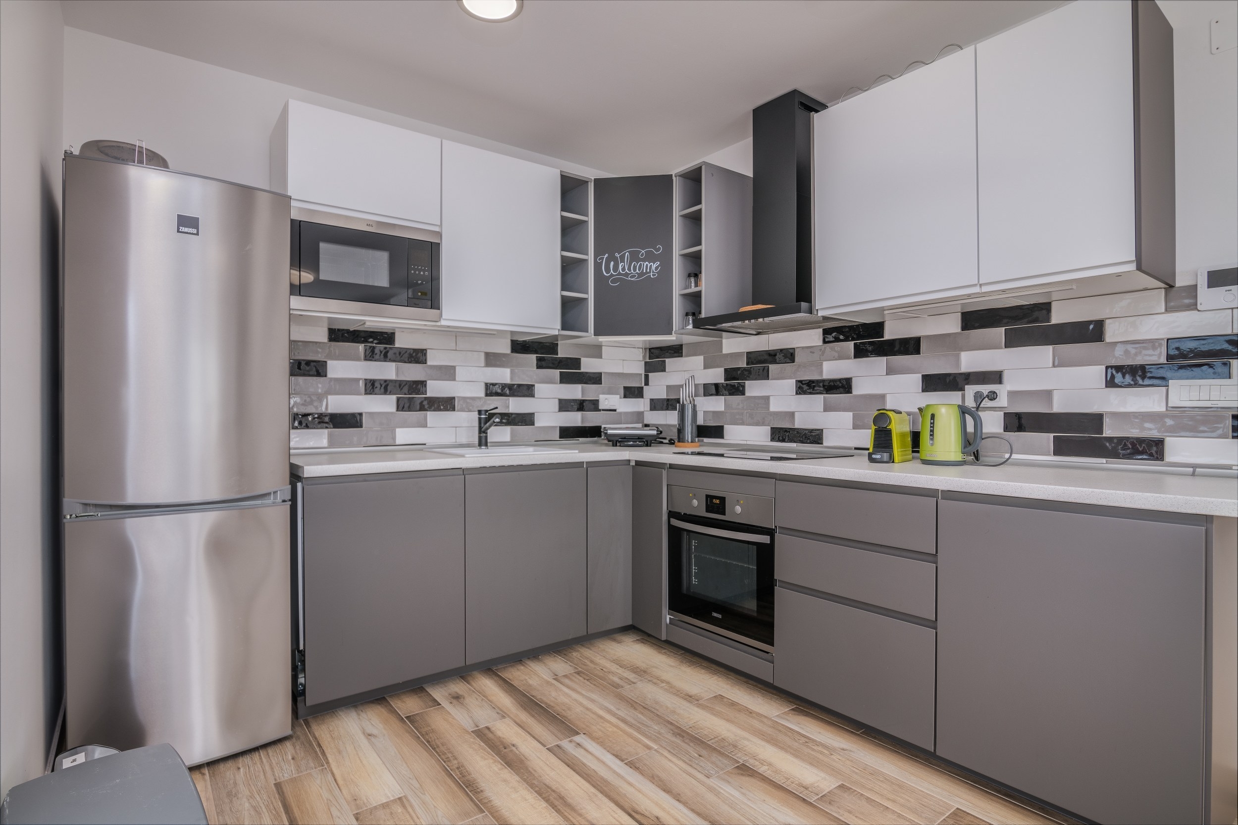 Two bedroom apartment with terrace Malinska, Krk  A-a