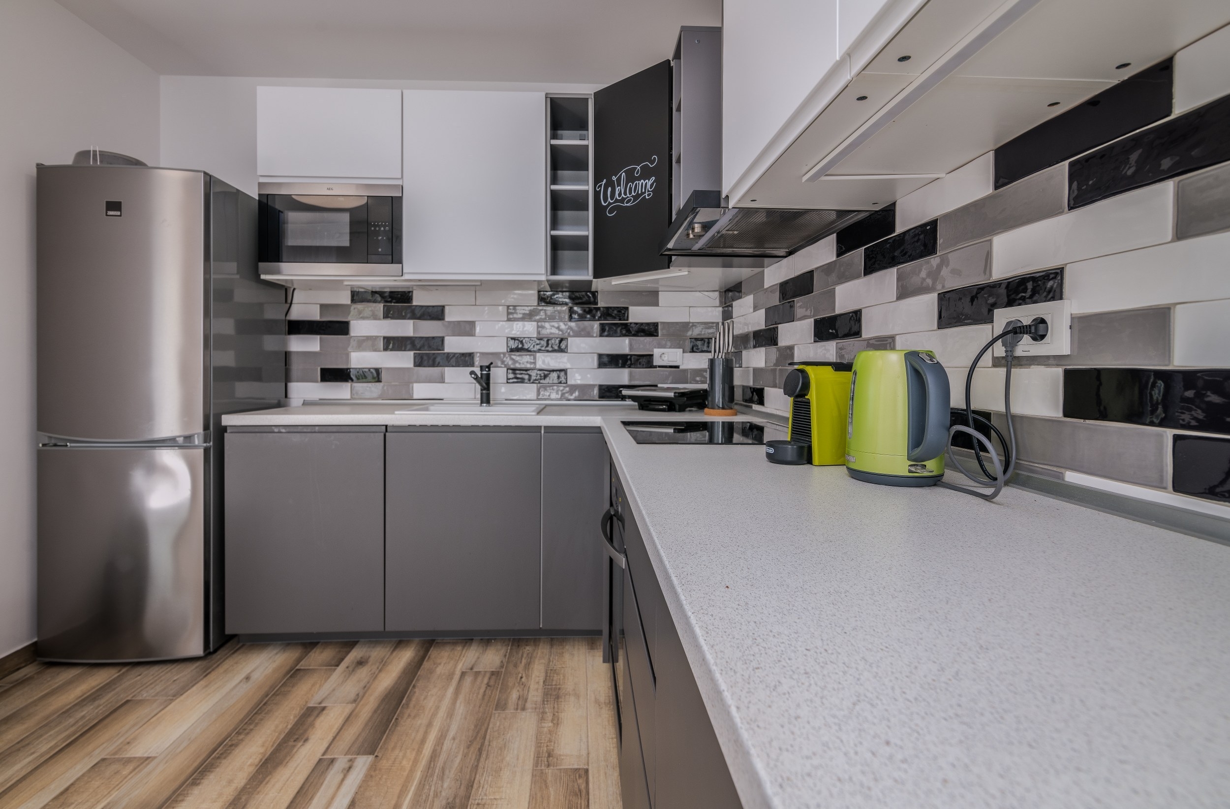 Two bedroom apartment with terrace Malinska, Krk  A-a