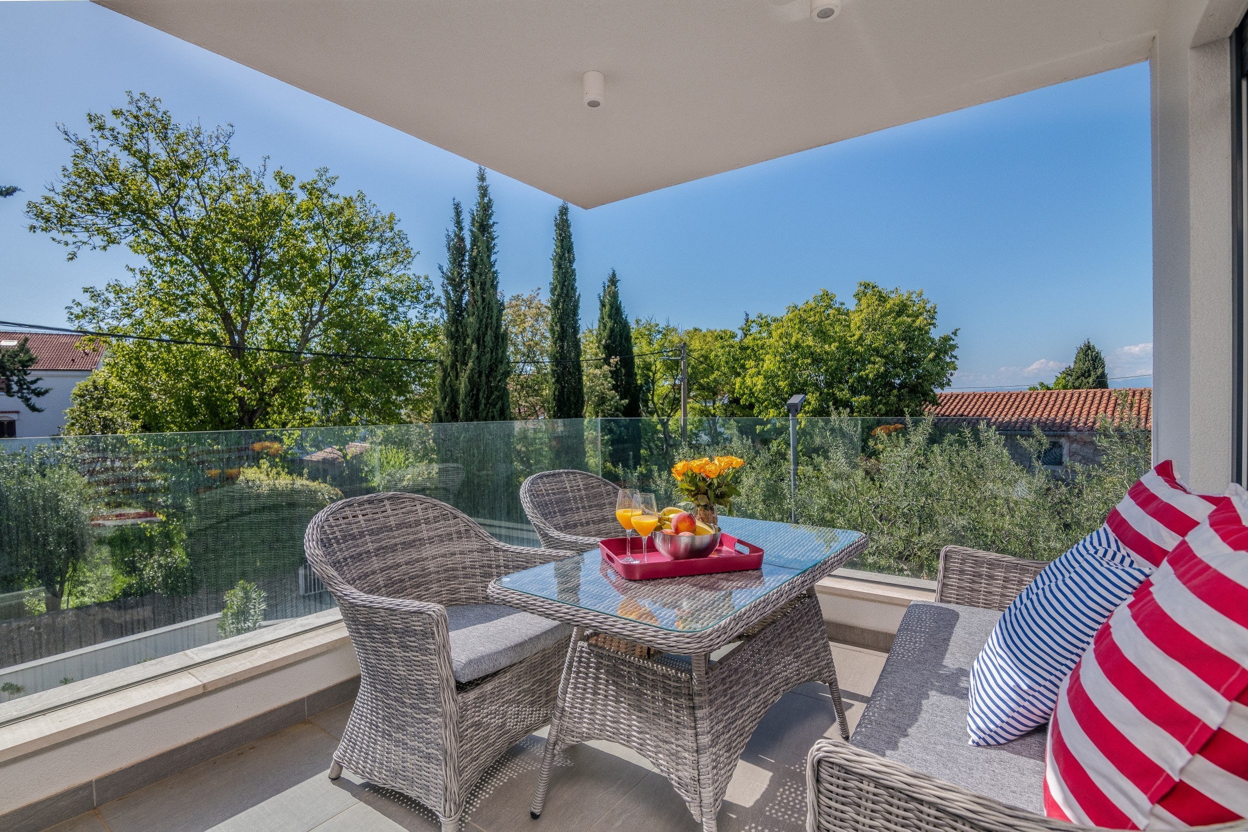 Two bedroom apartment with terrace Malinska, Krk  A-a