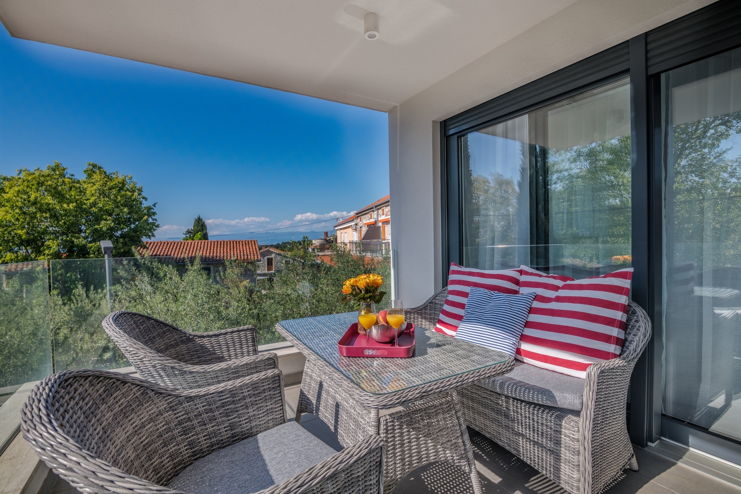 Two bedroom apartment with terrace Malinska, Krk  A-a